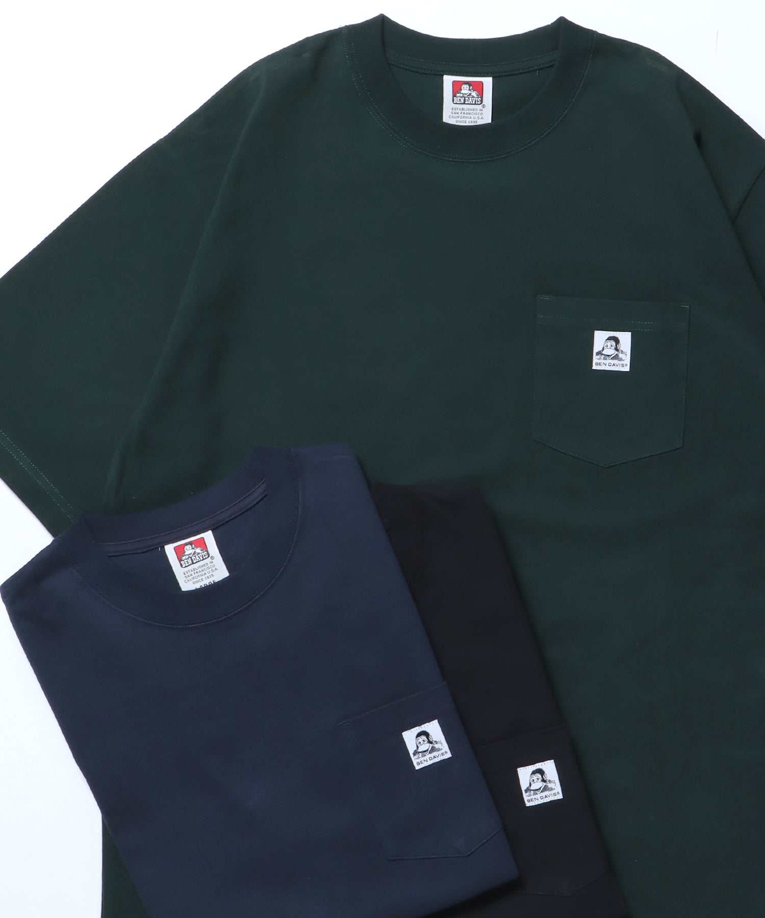 BEN DAVIS WHITE LABEL BIG POCKET TEE / 白標 口袋 短袖T恤