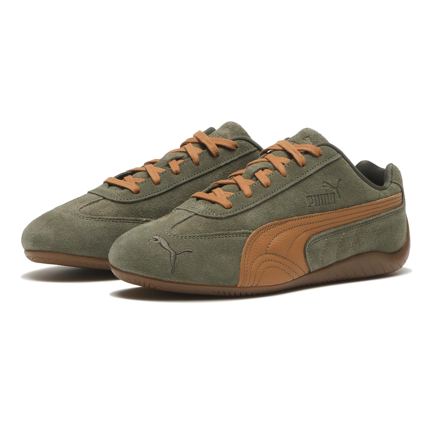 PUMA SPEEDCAT BILLYS LODEN GREEN-MELTED CARAMEL