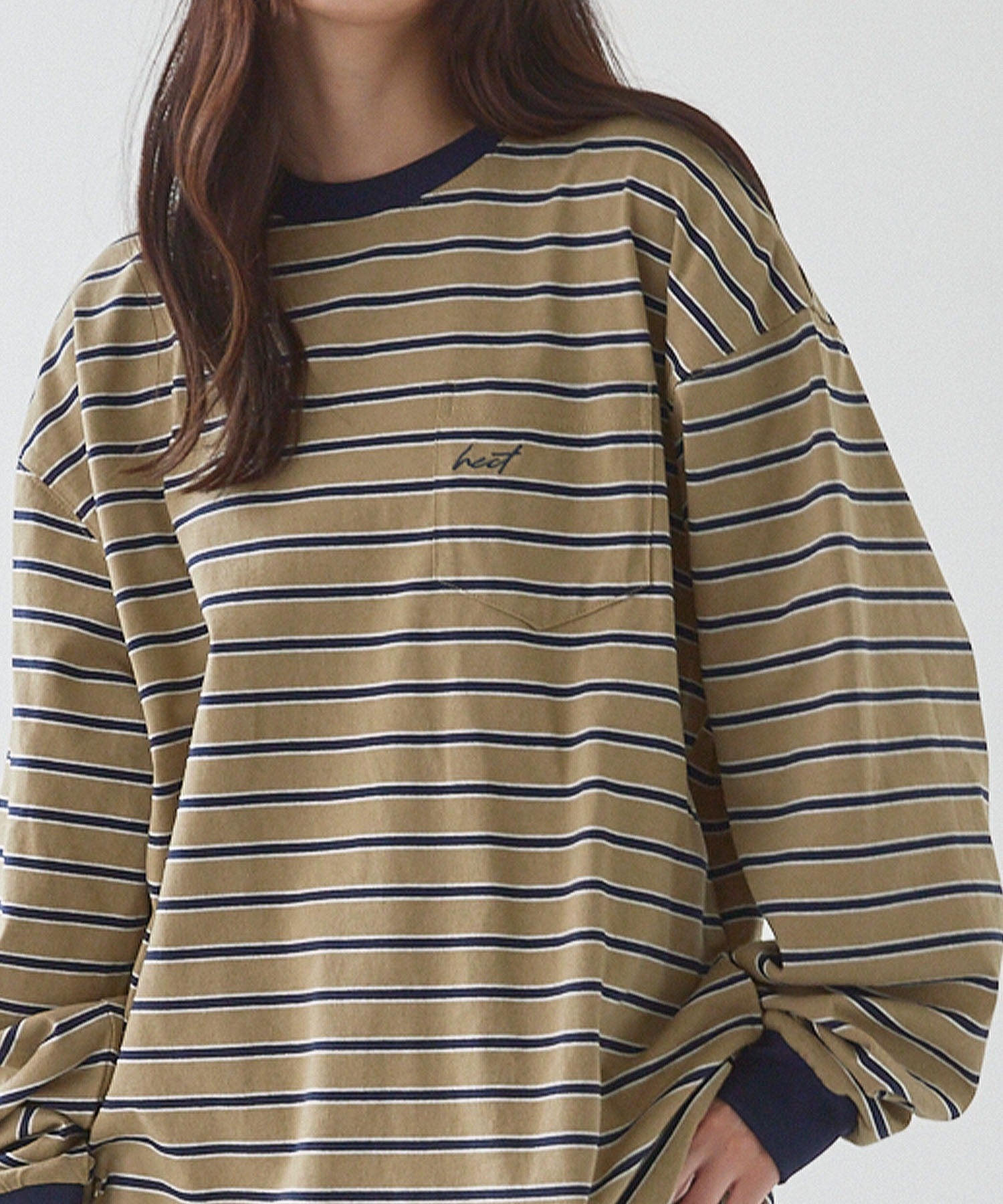 HECT / 條紋長袖T恤