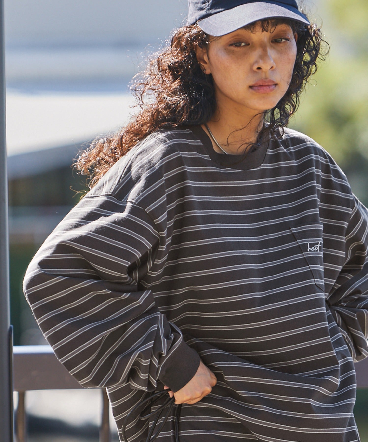 HECT / 條紋長袖T恤