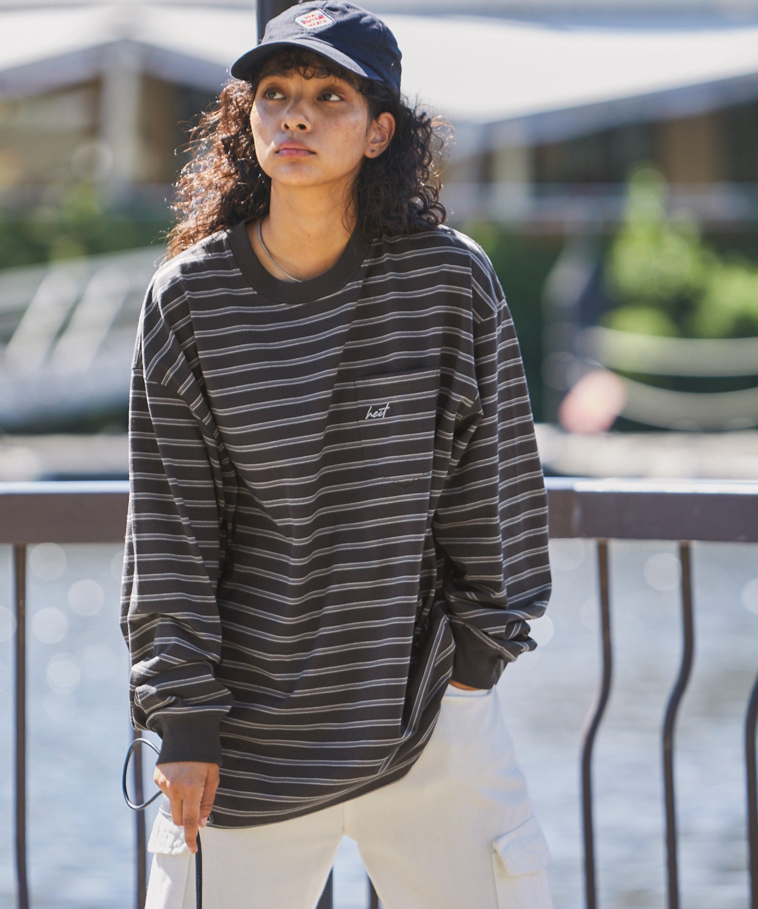 HECT / 條紋長袖T恤