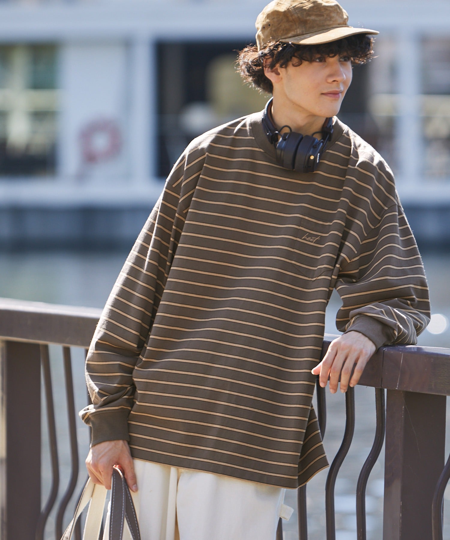 HECT / 條紋長袖T恤