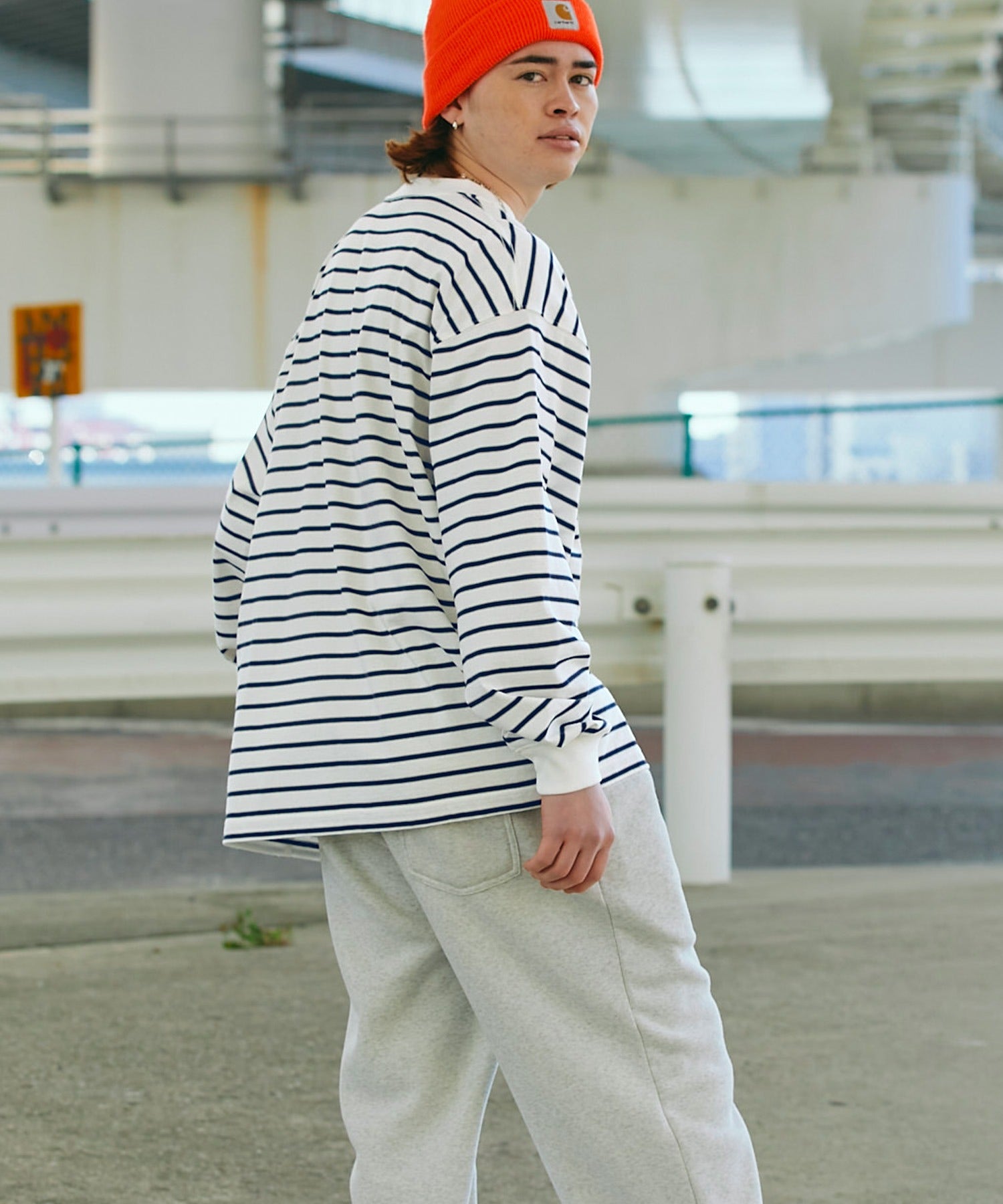 HECT / 條紋長袖T恤