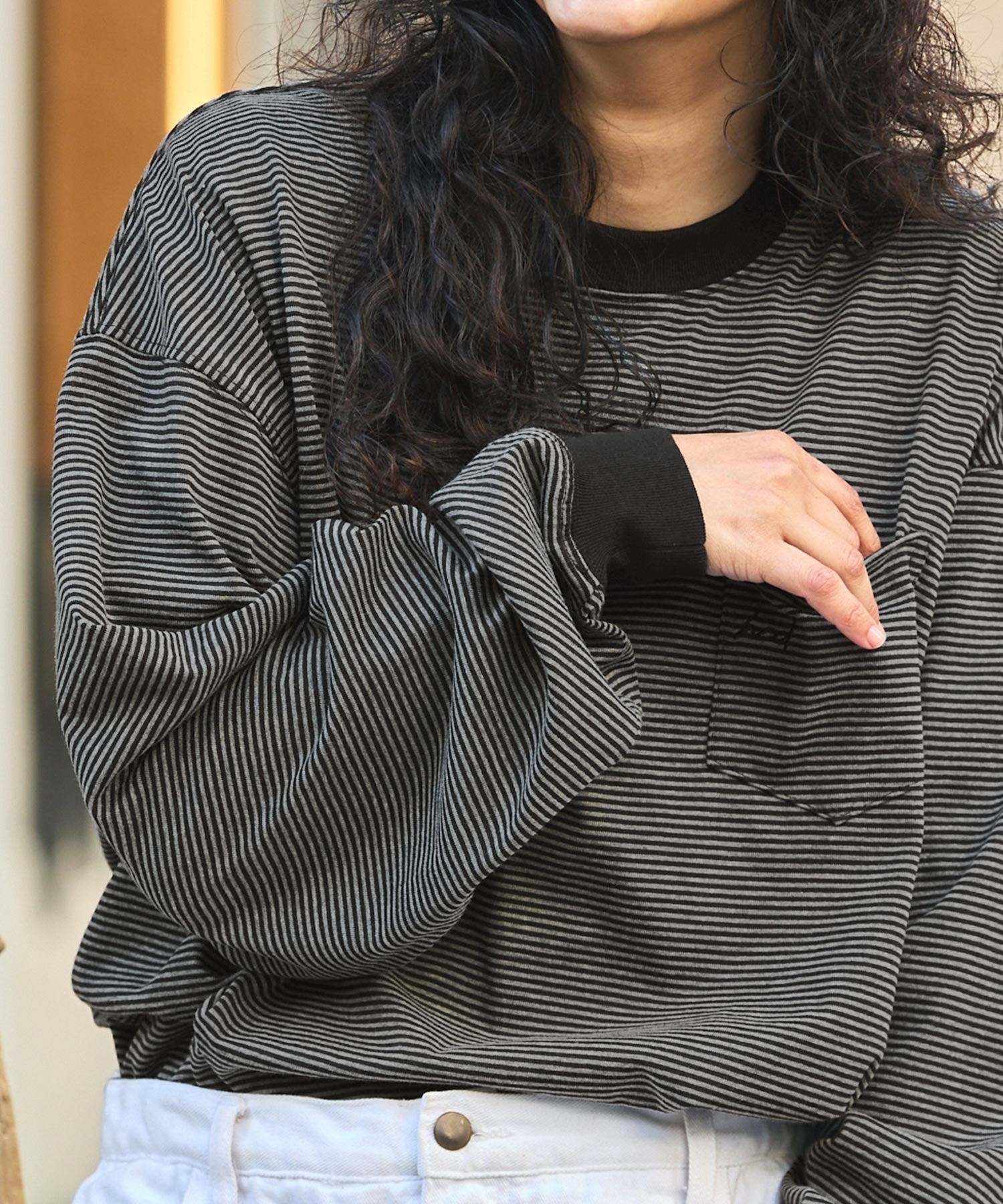 HECT / 條紋長袖T恤