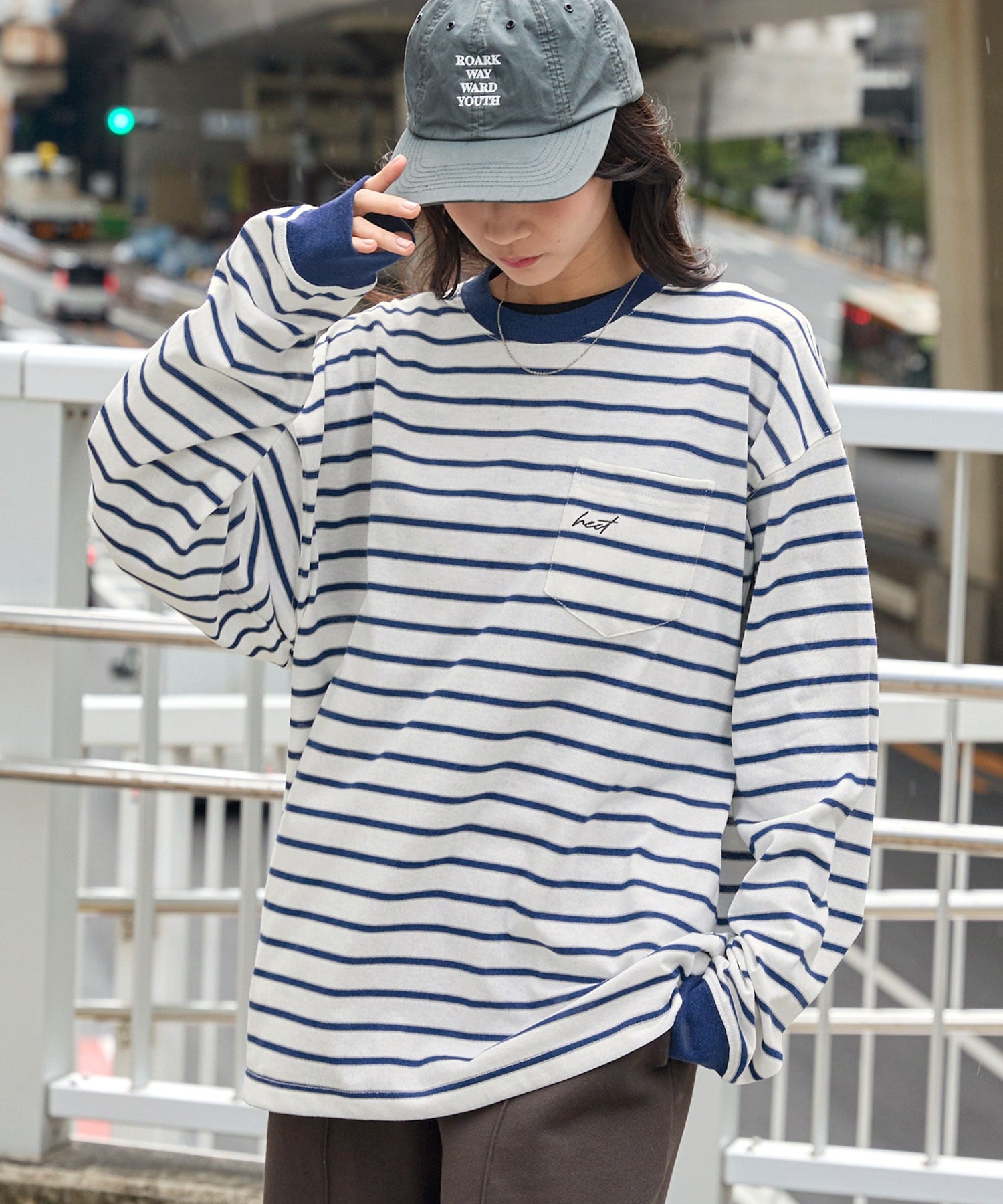 HECT / 條紋長袖T恤