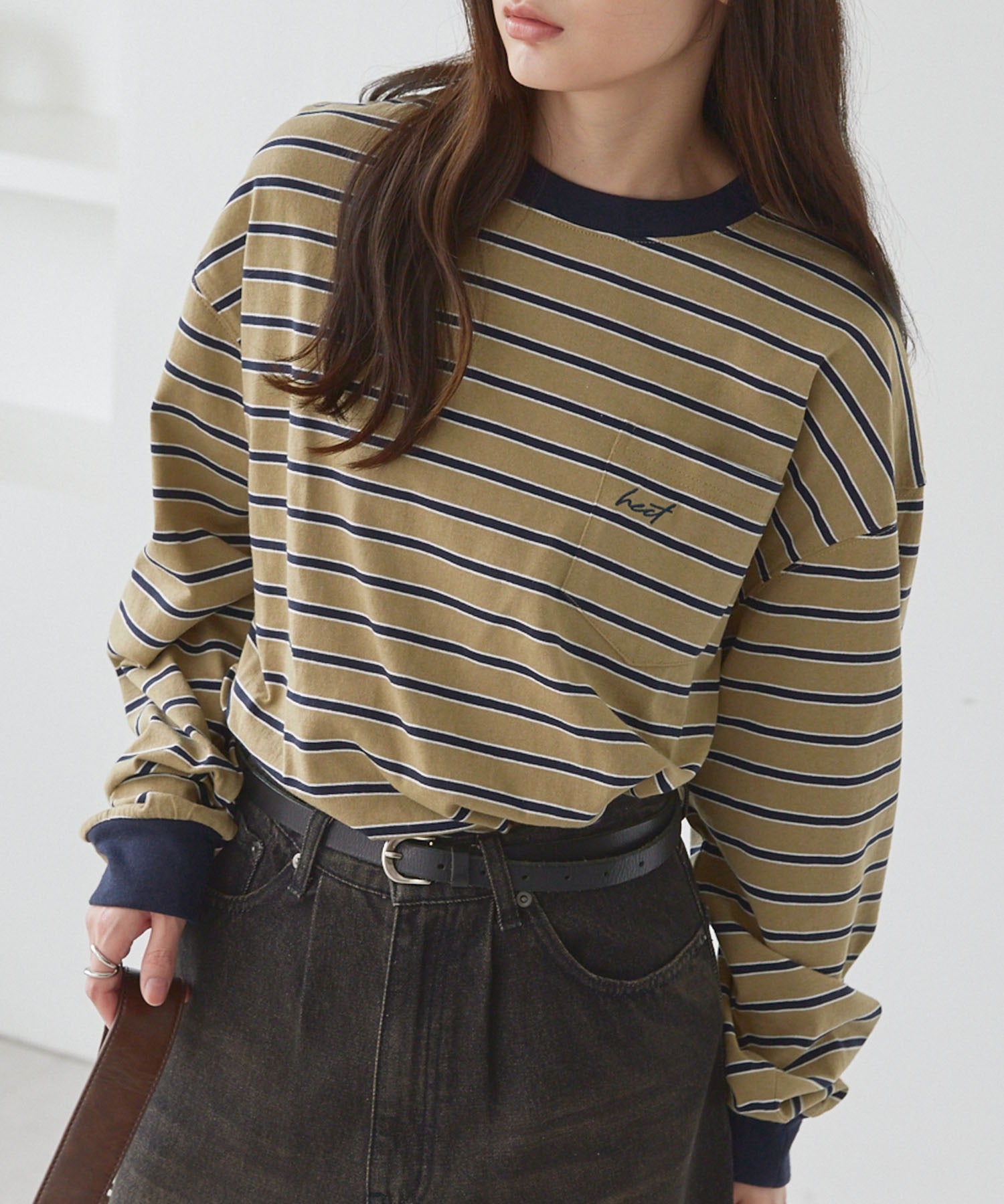 HECT / 條紋長袖T恤