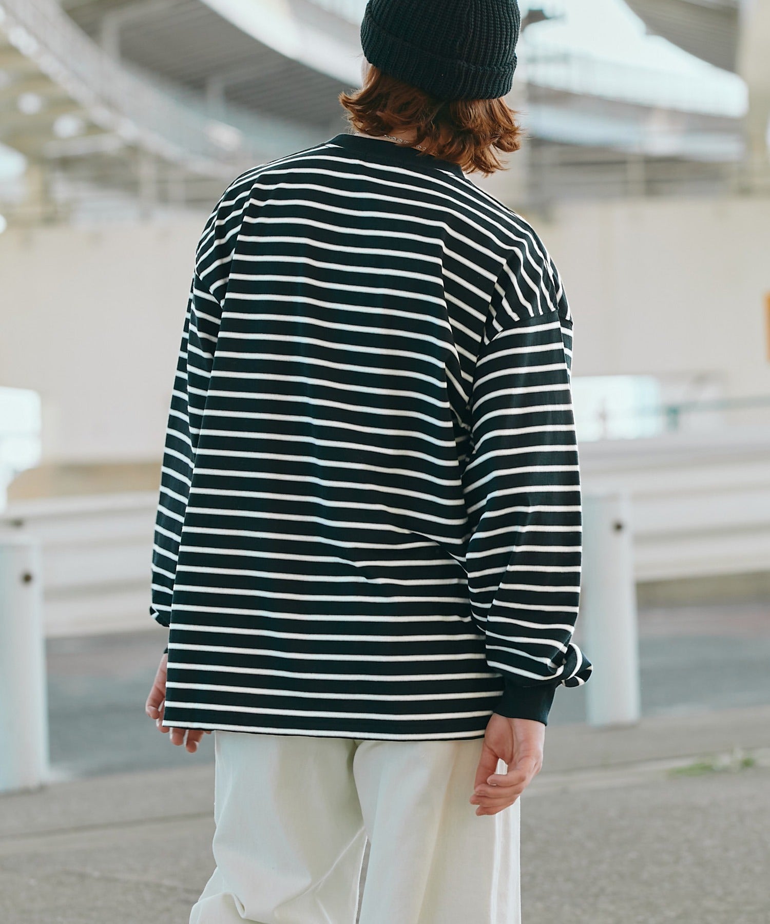 HECT / 條紋長袖T恤