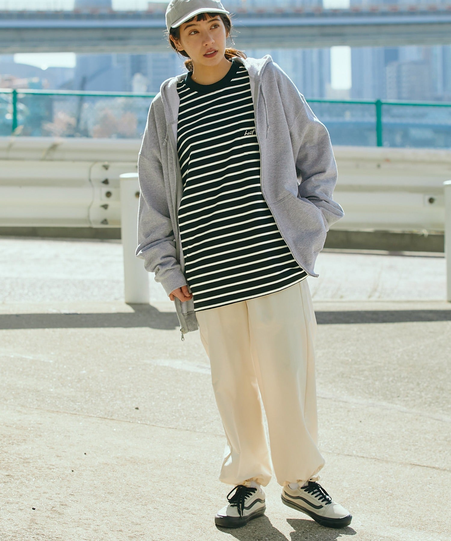 HECT / 條紋長袖T恤