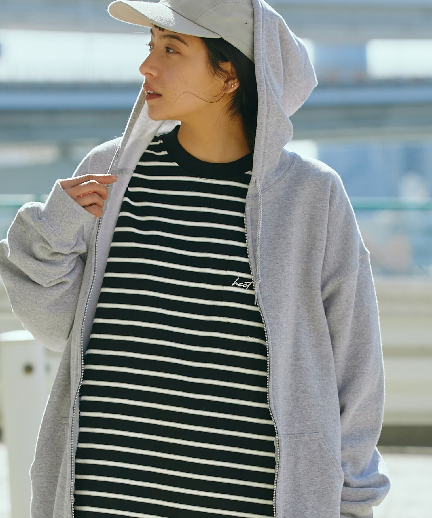 HECT / 條紋長袖T恤