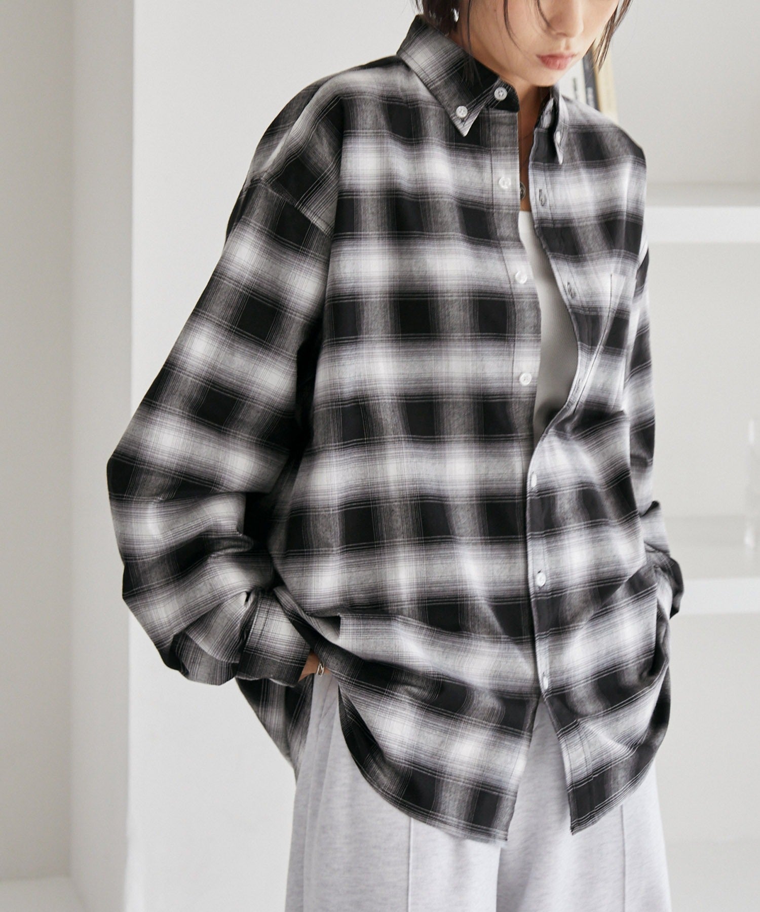 HECT / 牛津布 長袖襯衫