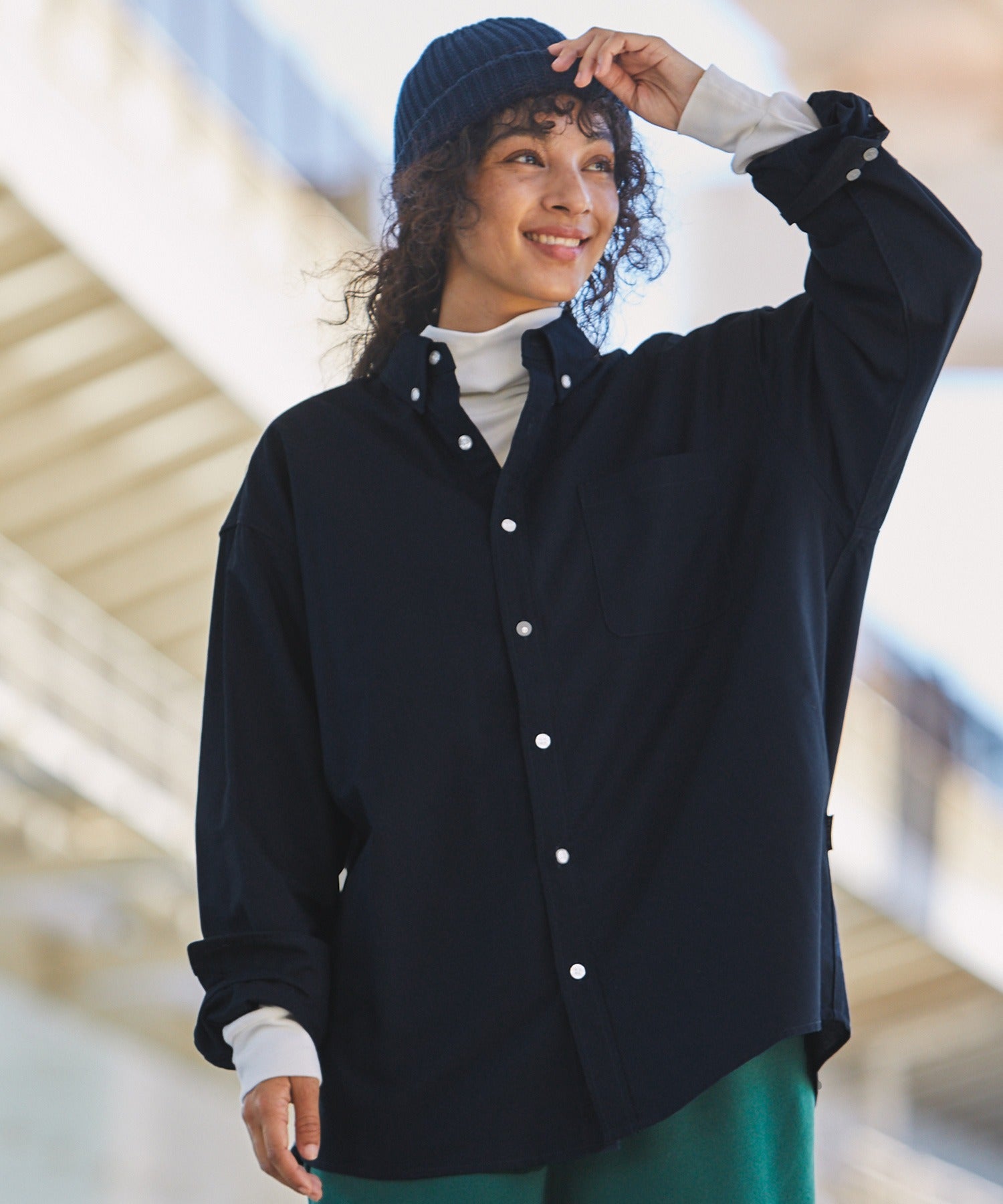 HECT / 牛津布 長袖襯衫