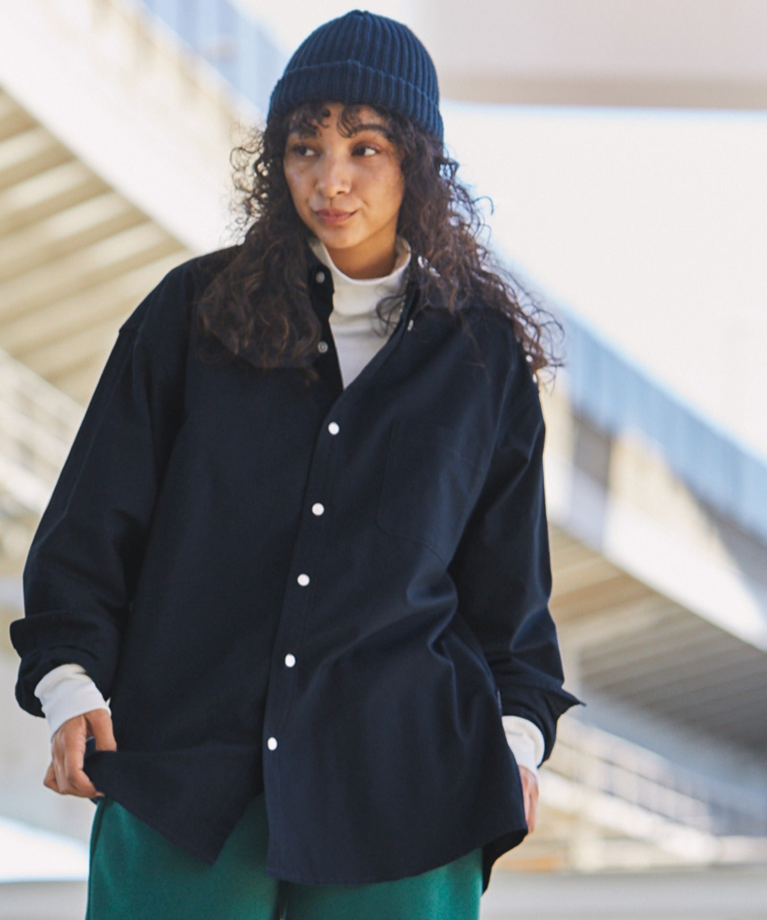 HECT / 牛津布 長袖襯衫