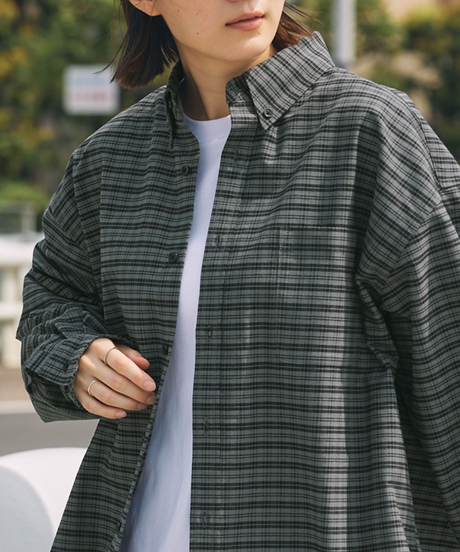 HECT / 牛津布 長袖襯衫