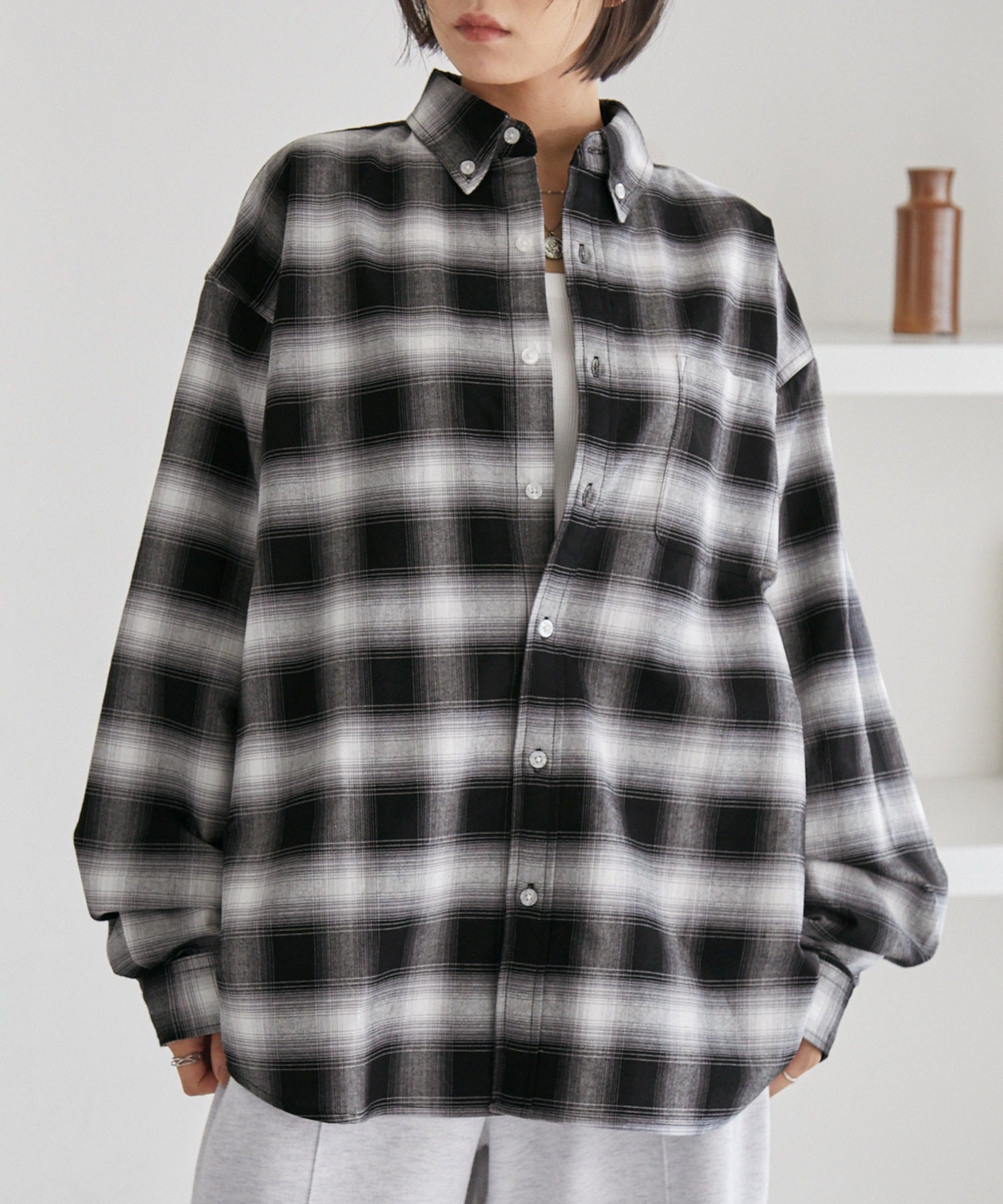 HECT / 牛津布 長袖襯衫