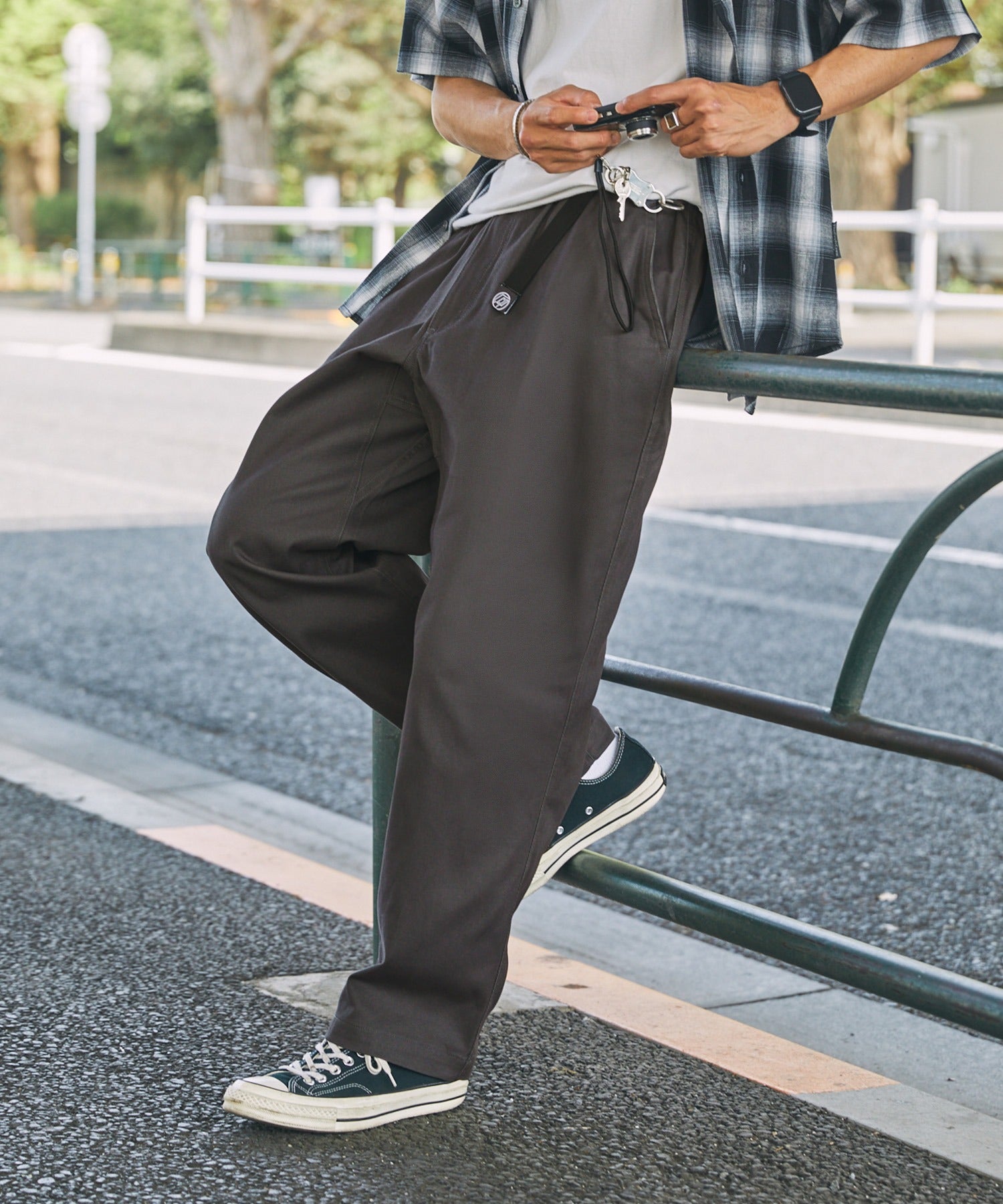 THE CRAFT CREW PRODUCTS / 彈性 錐形 長褲