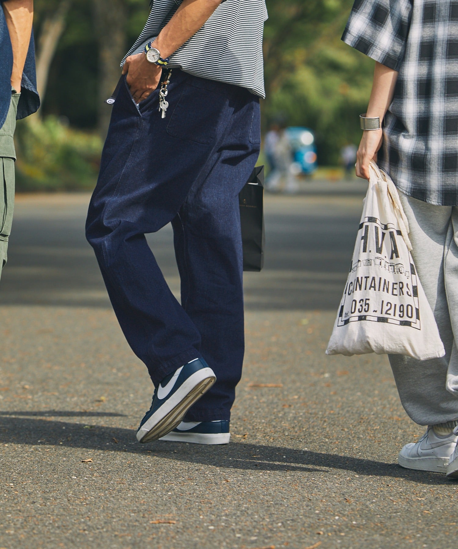 THE CRAFT CREW PRODUCTS / 彈性 錐形 長褲