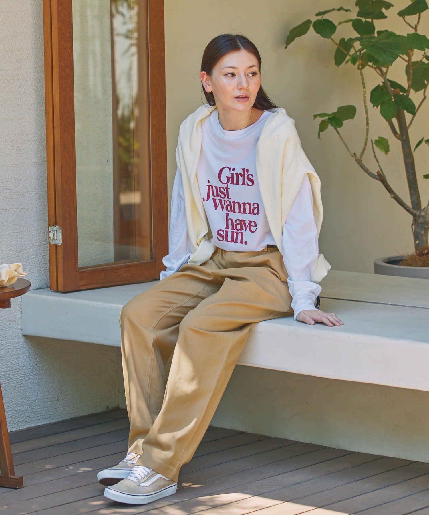 THE CRAFT CREW PRODUCTS / 彈性 錐形 長褲