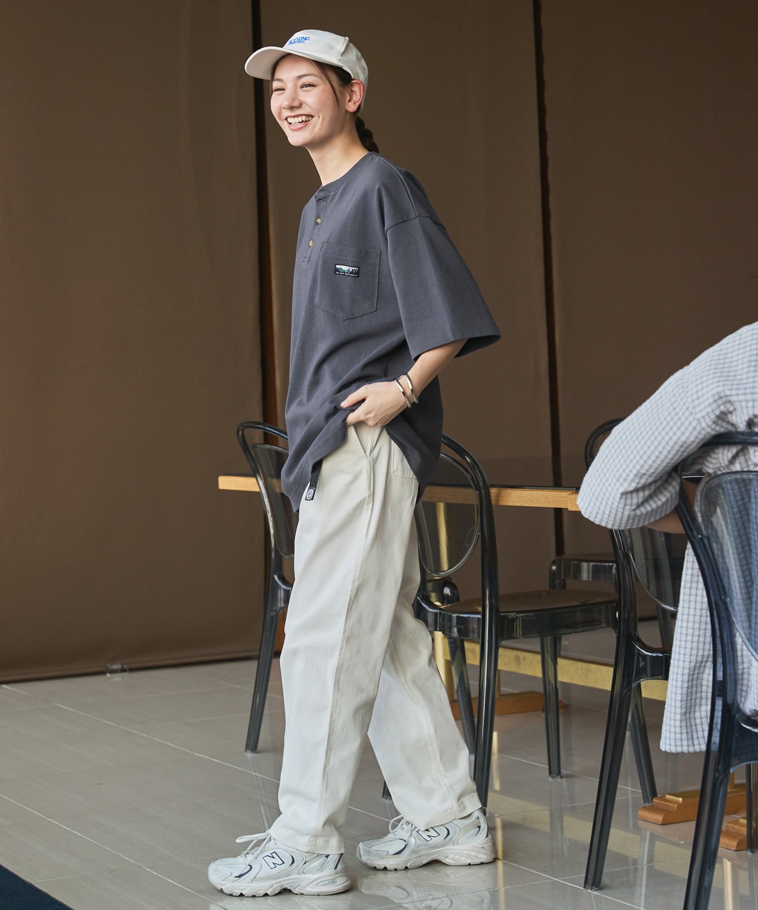 THE CRAFT CREW PRODUCTS / 抗菌防臭 重磅棉質 亨利領 短袖T恤