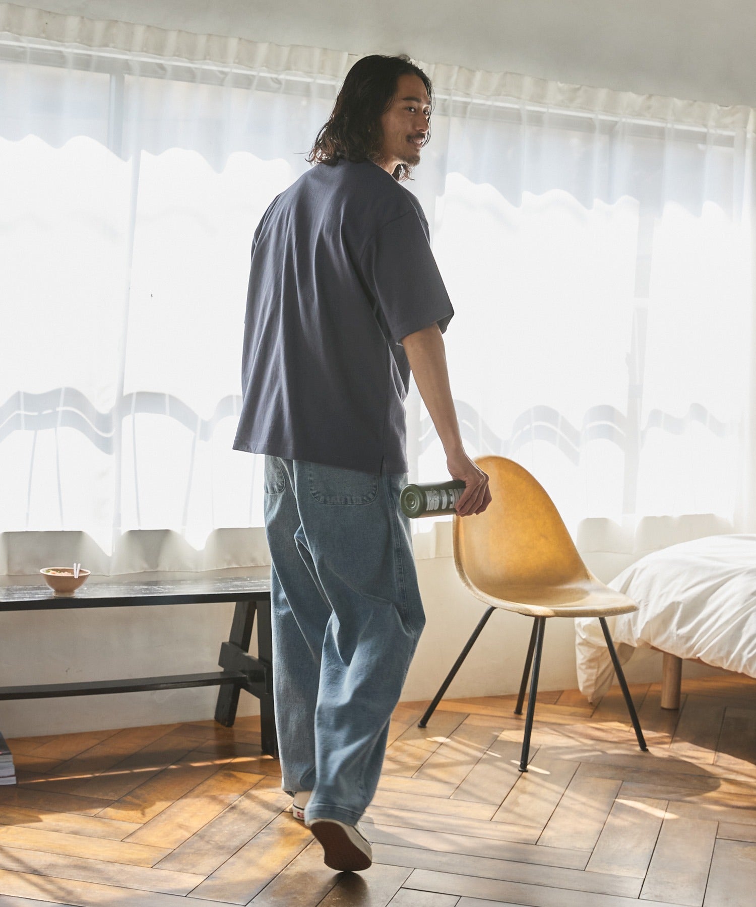 THE CRAFT CREW PRODUCTS / 抗菌防臭 重磅棉質 亨利領 短袖T恤