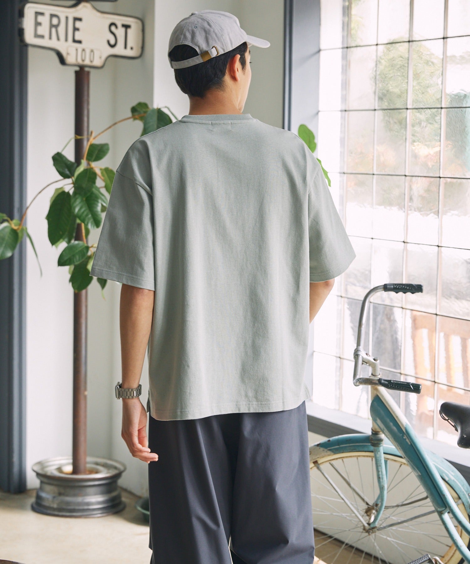 THE CRAFT CREW PRODUCTS / 抗菌防臭 重磅棉質 亨利領 短袖T恤