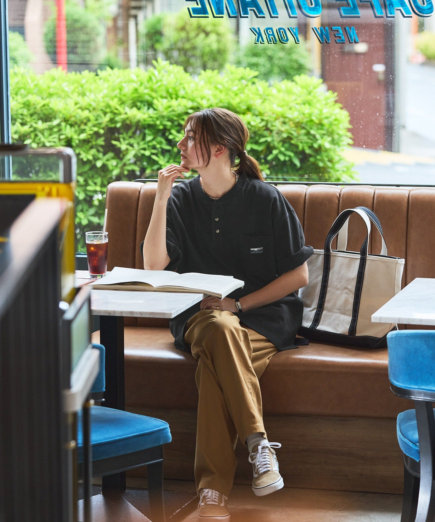 THE CRAFT CREW PRODUCTS / 抗菌防臭 重磅棉質 亨利領 短袖T恤