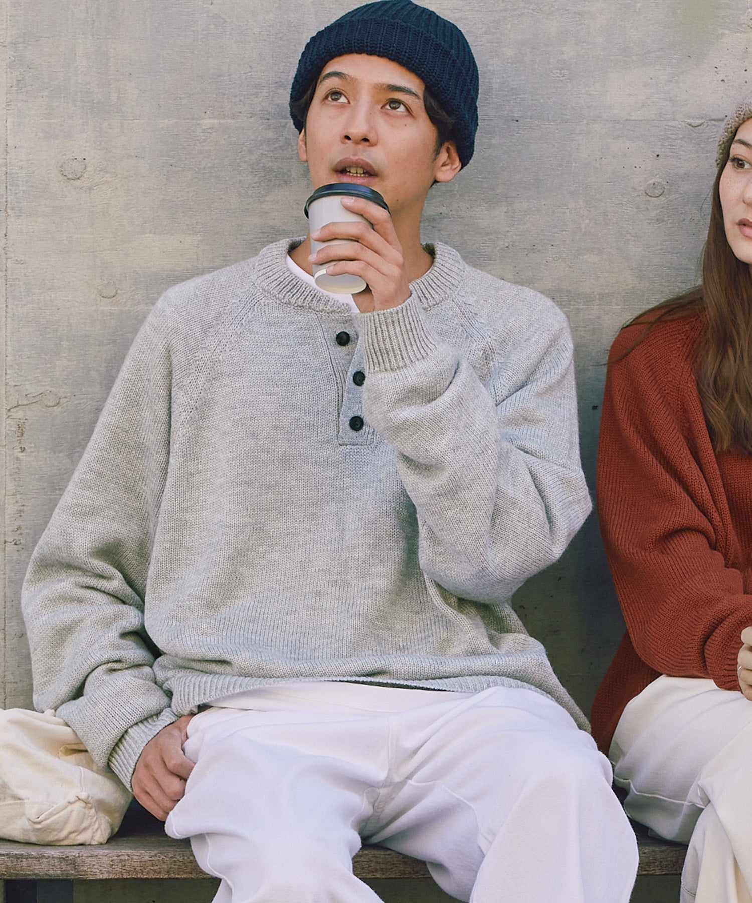 THE CRAFT CREW PRODUCTS / 抗毛球 羅紋針織衫