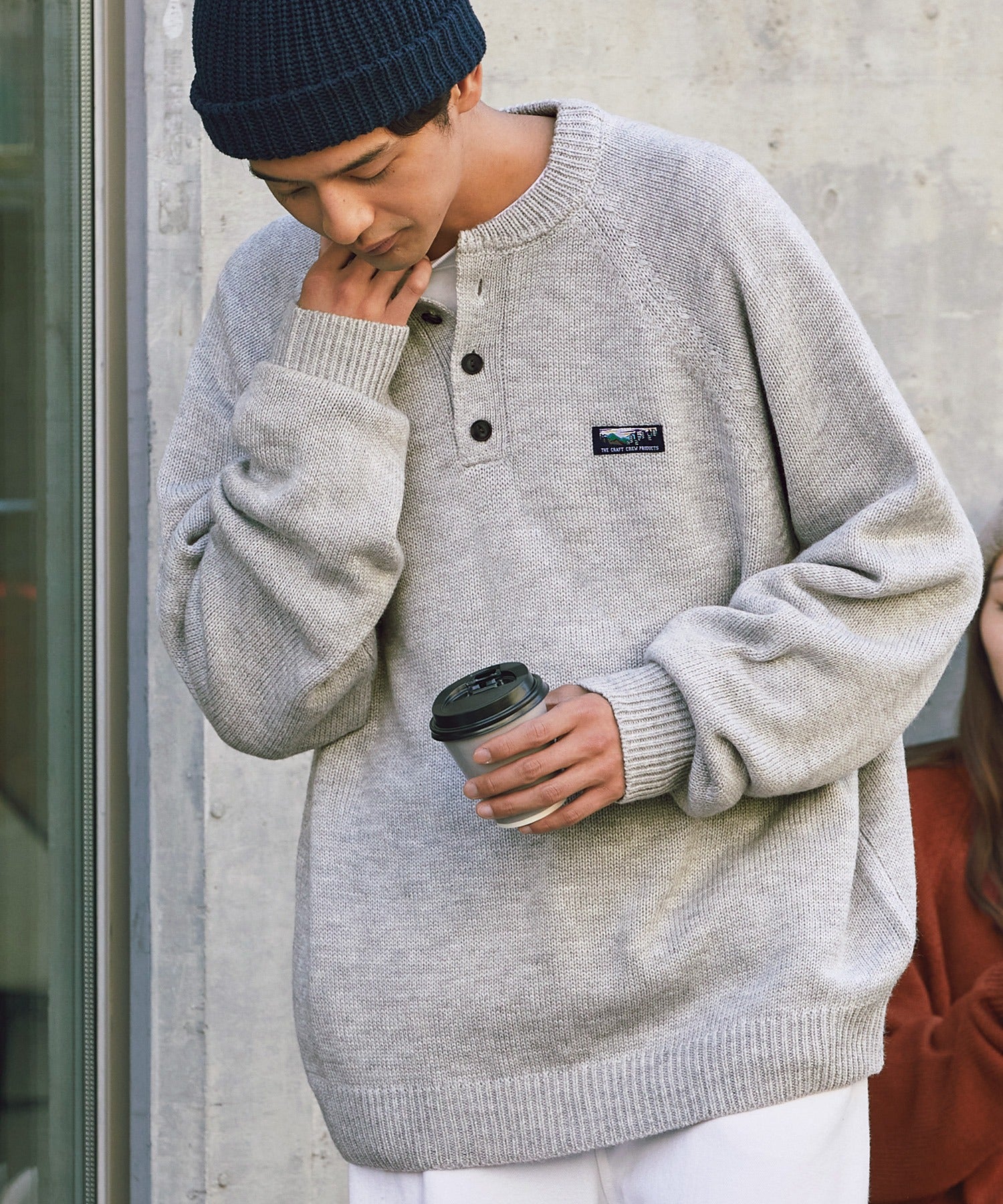 THE CRAFT CREW PRODUCTS / 抗毛球 羅紋針織衫