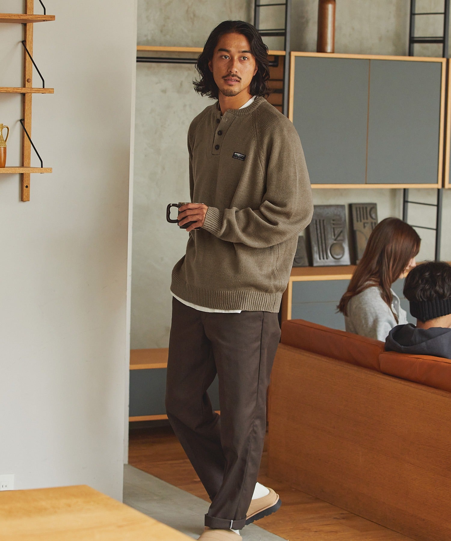 THE CRAFT CREW PRODUCTS / 抗毛球 羅紋針織衫