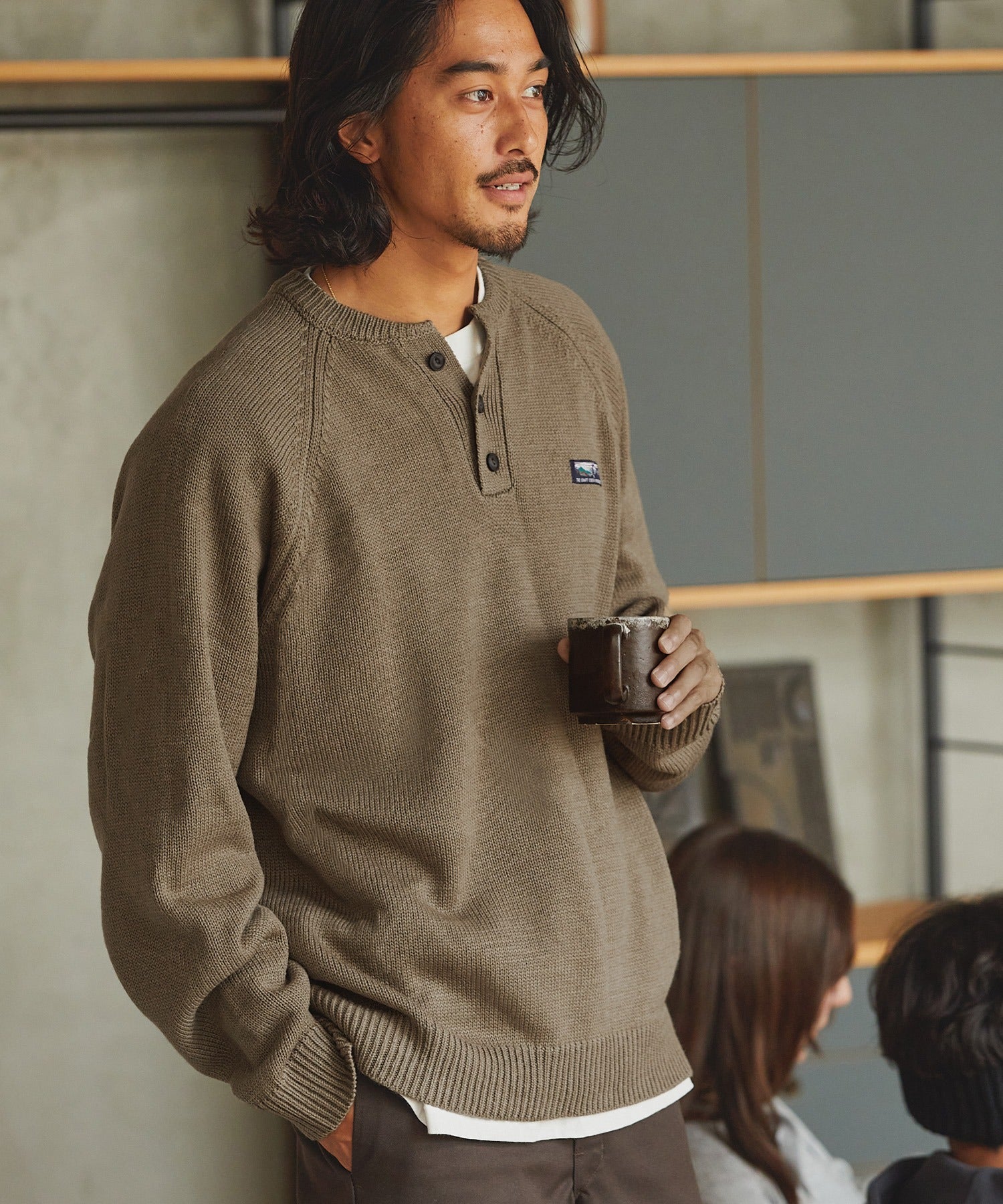 THE CRAFT CREW PRODUCTS / 抗毛球 羅紋針織衫