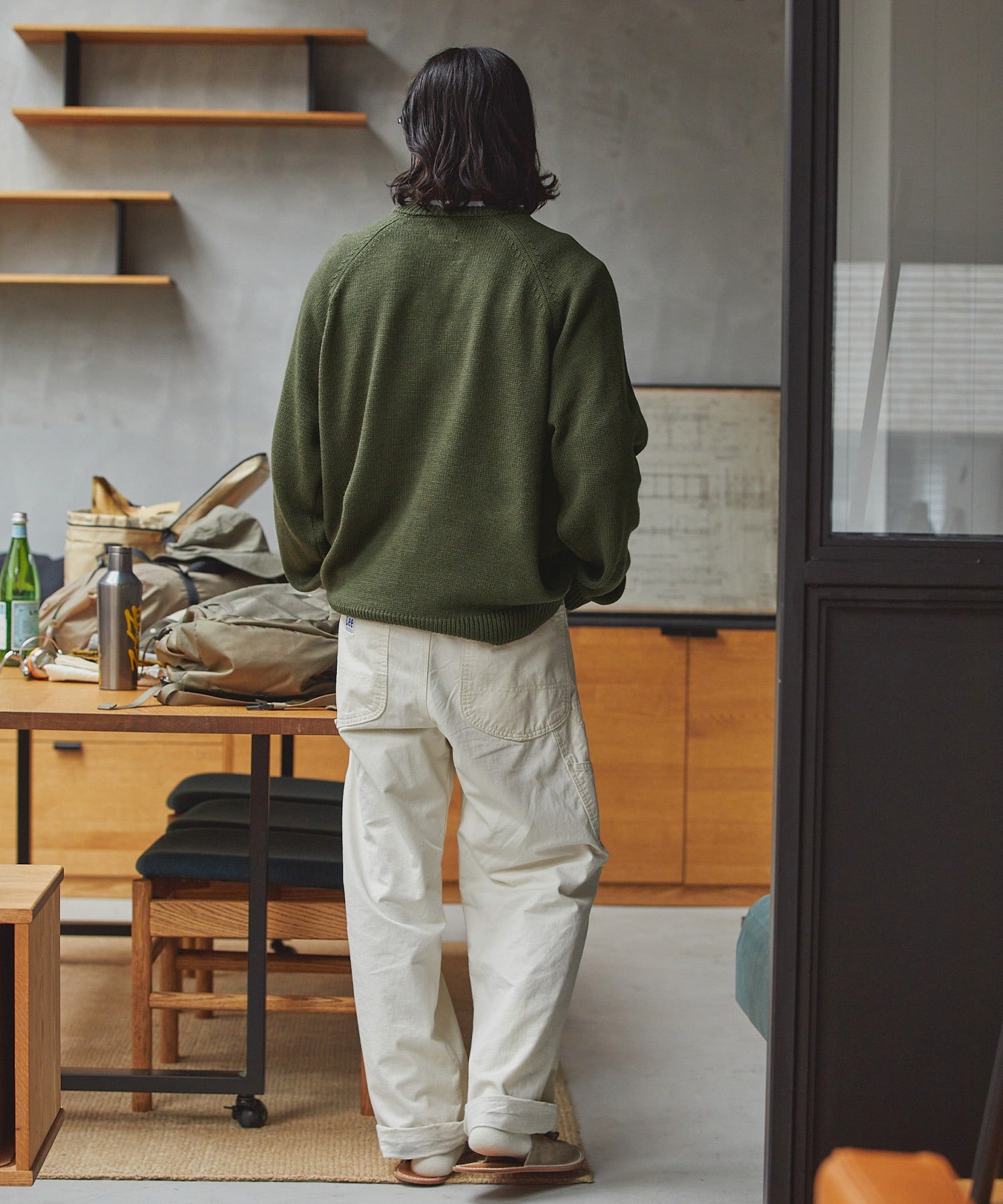 THE CRAFT CREW PRODUCTS / 抗毛球 羅紋針織衫