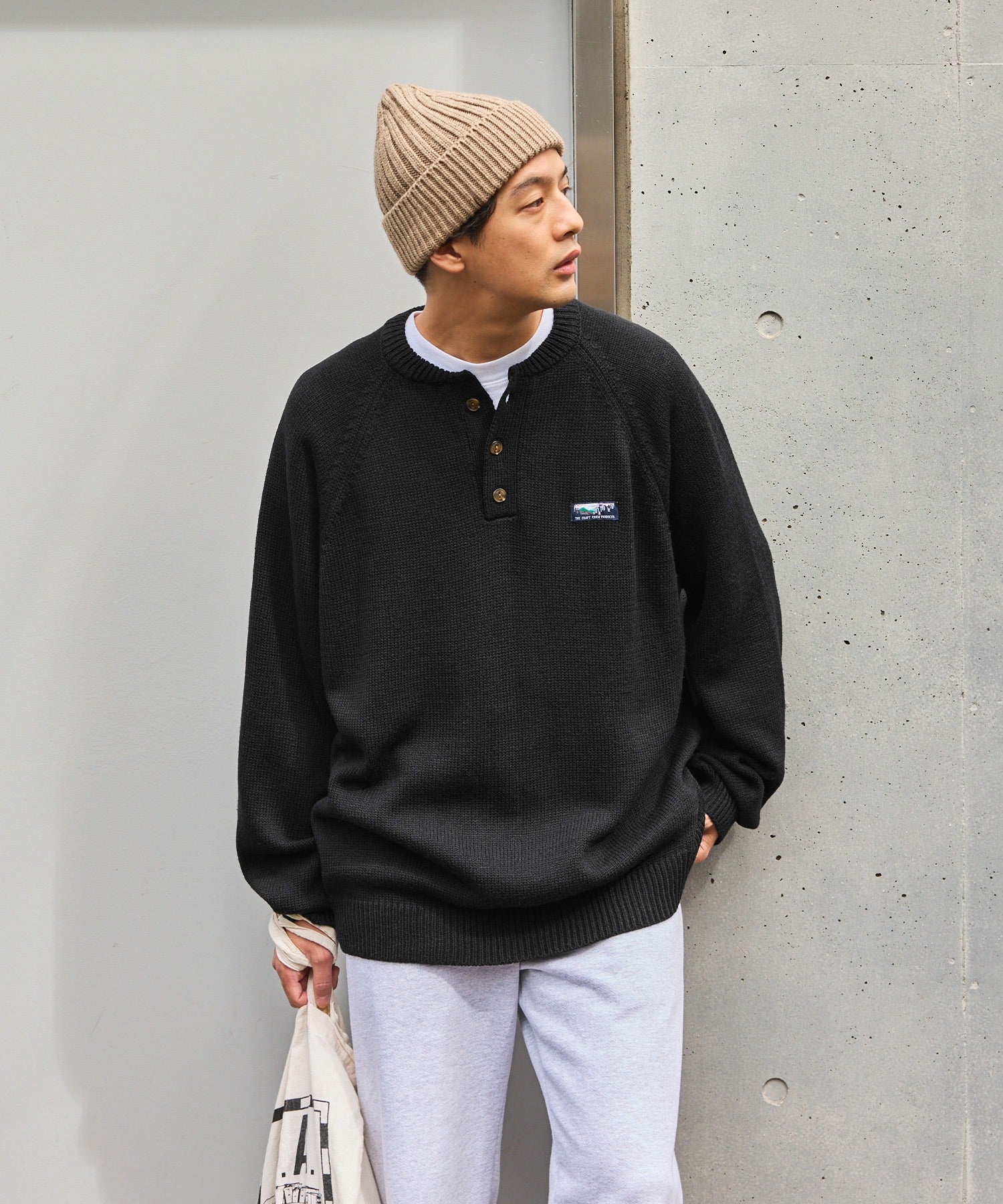 THE CRAFT CREW PRODUCTS / 抗毛球 羅紋針織衫