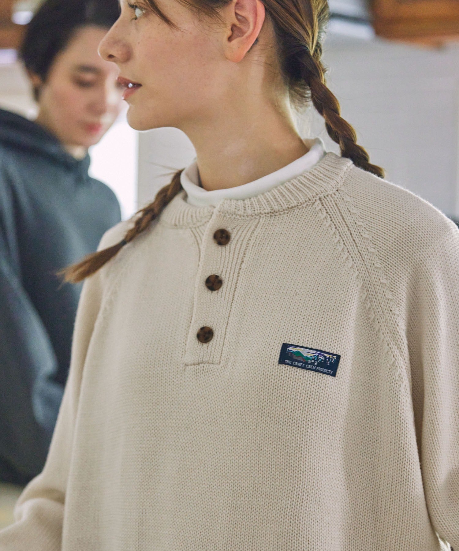 THE CRAFT CREW PRODUCTS / 抗毛球 羅紋針織衫