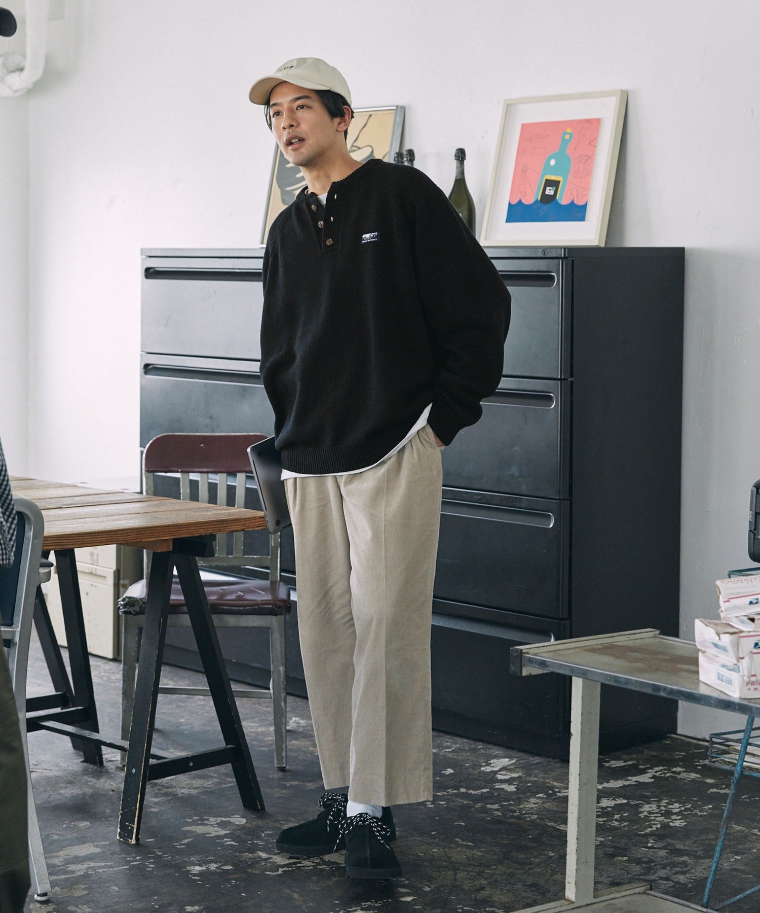 THE CRAFT CREW PRODUCTS / 抗毛球 羅紋針織衫