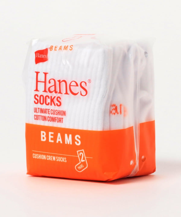 Hanes × BEAMS / 別注 Socks 2pieces pack / 襪子兩件組