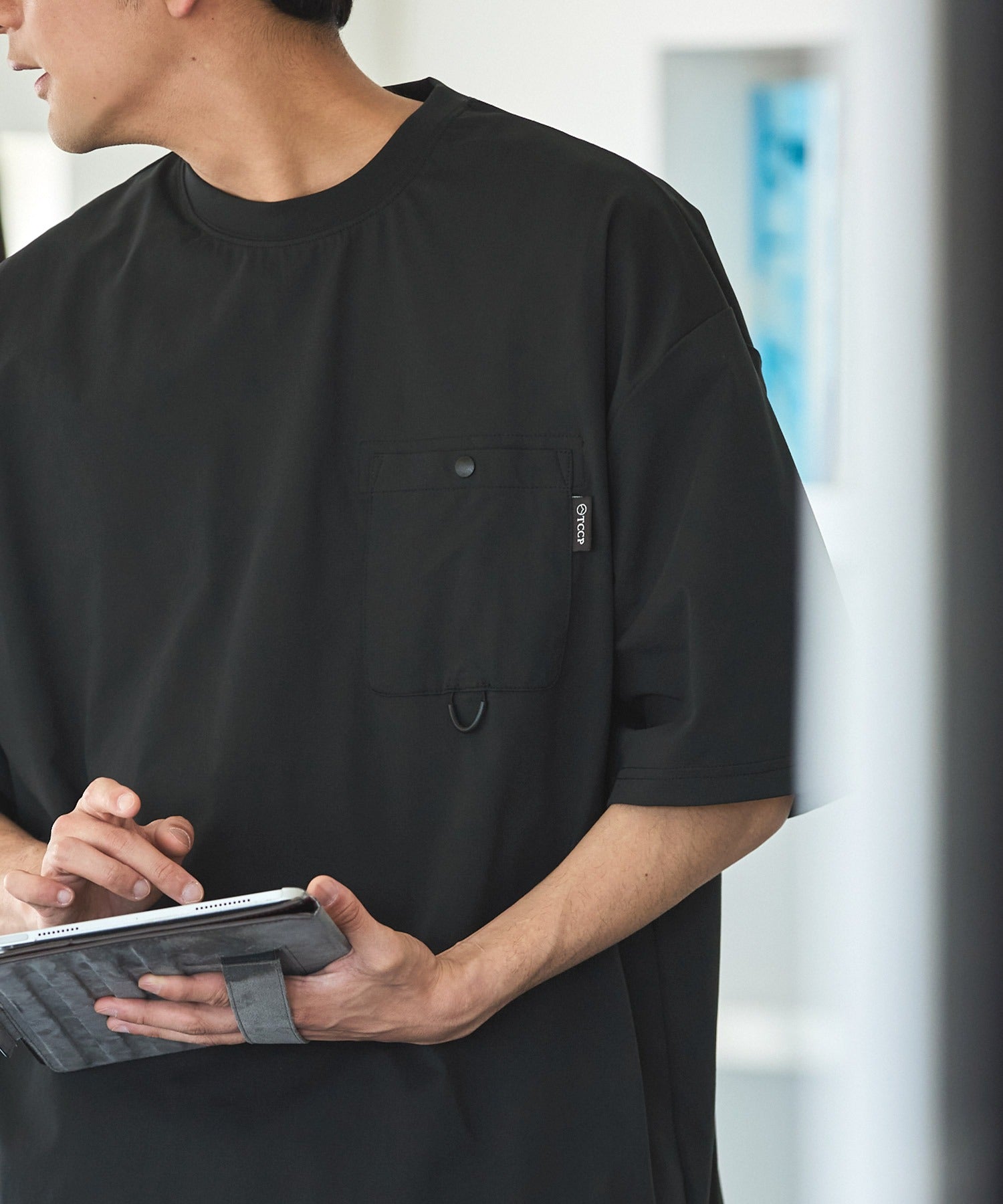 限量補貨!! THE CRAFT CREW PRODUCTS TECH FABRIC / 涼感速乾 抽繩下擺 口袋短袖T恤