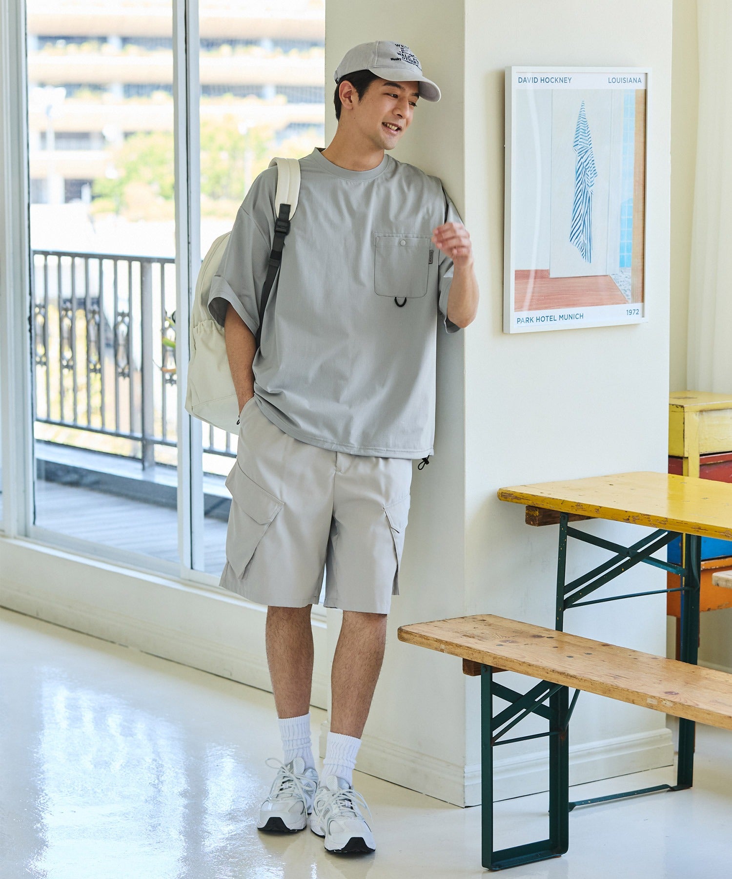 限量補貨!! THE CRAFT CREW PRODUCTS TECH FABRIC / 涼感速乾 抽繩下擺 口袋短袖T恤