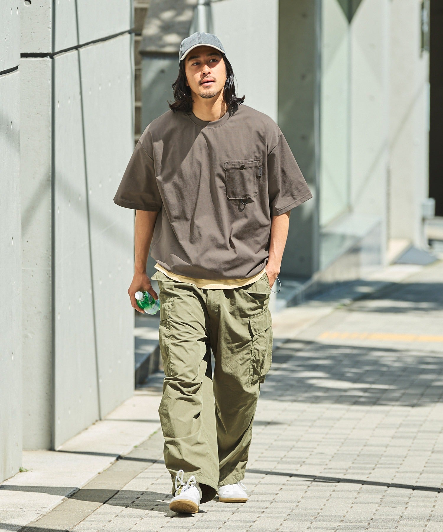 限量補貨!! THE CRAFT CREW PRODUCTS TECH FABRIC / 涼感速乾 抽繩下擺 口袋短袖T恤