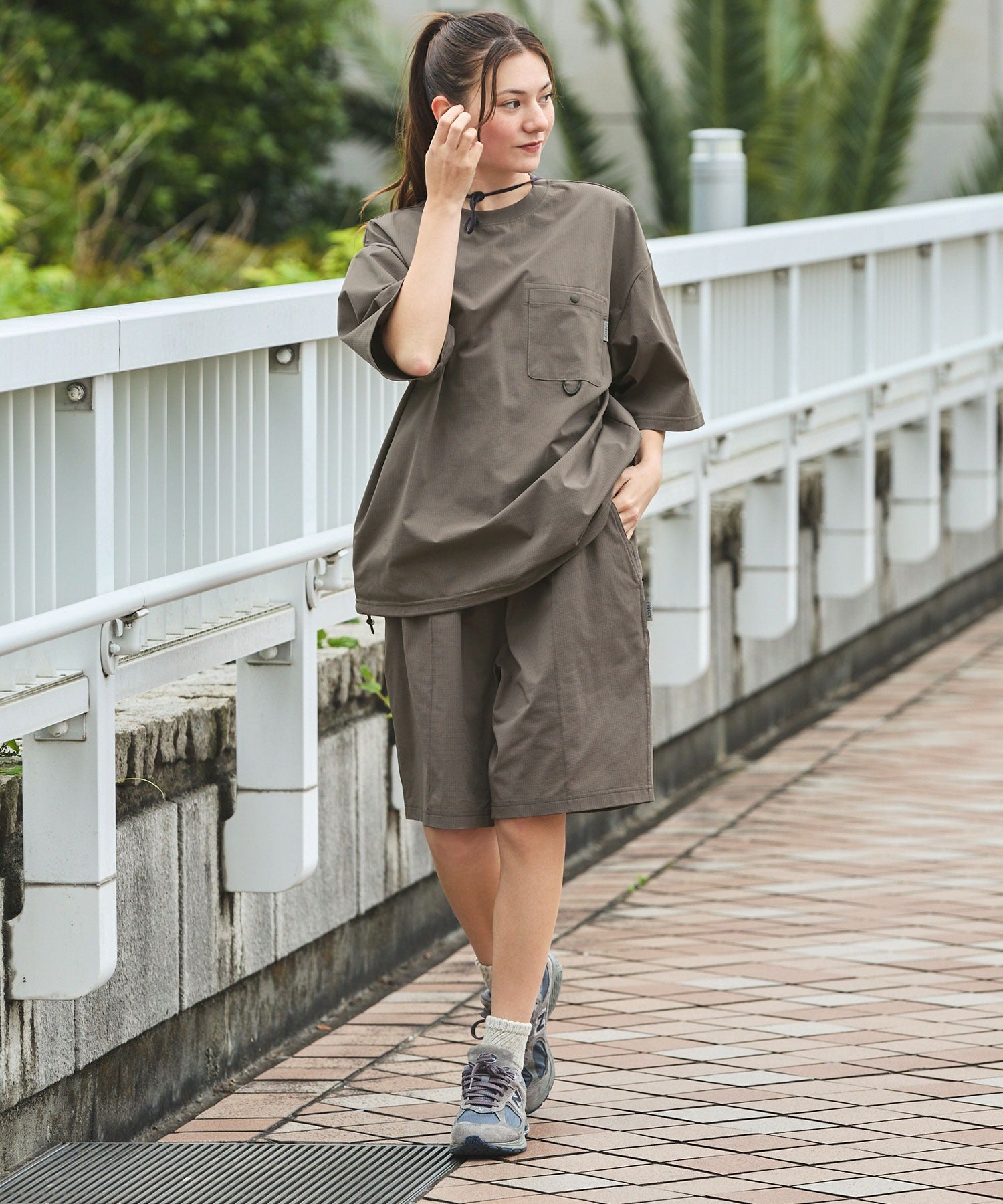 限量補貨!! THE CRAFT CREW PRODUCTS TECH FABRIC / 涼感速乾 抽繩下擺 口袋短袖T恤