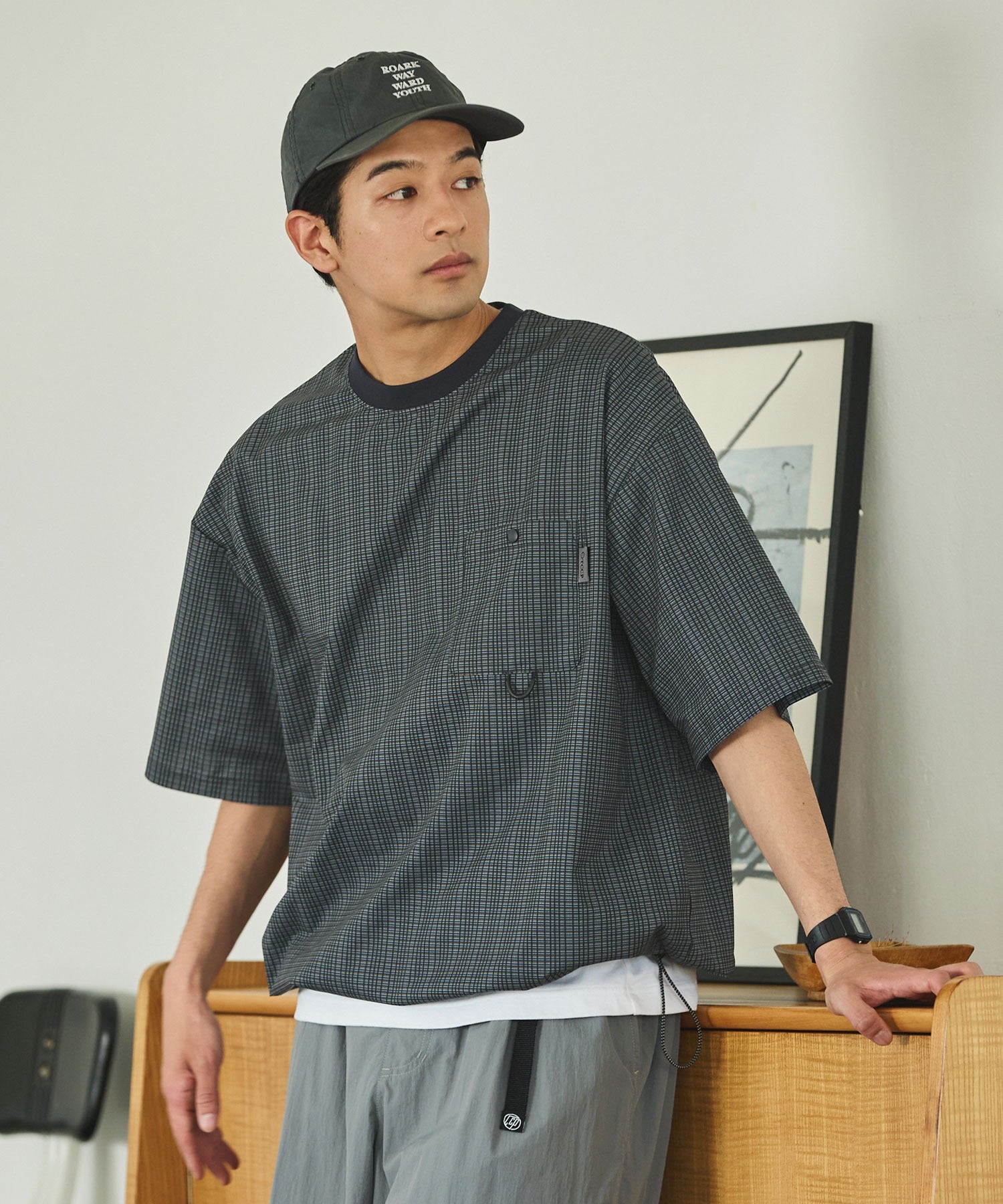 限量補貨!! THE CRAFT CREW PRODUCTS TECH FABRIC / 涼感速乾 抽繩下擺 口袋短袖T恤