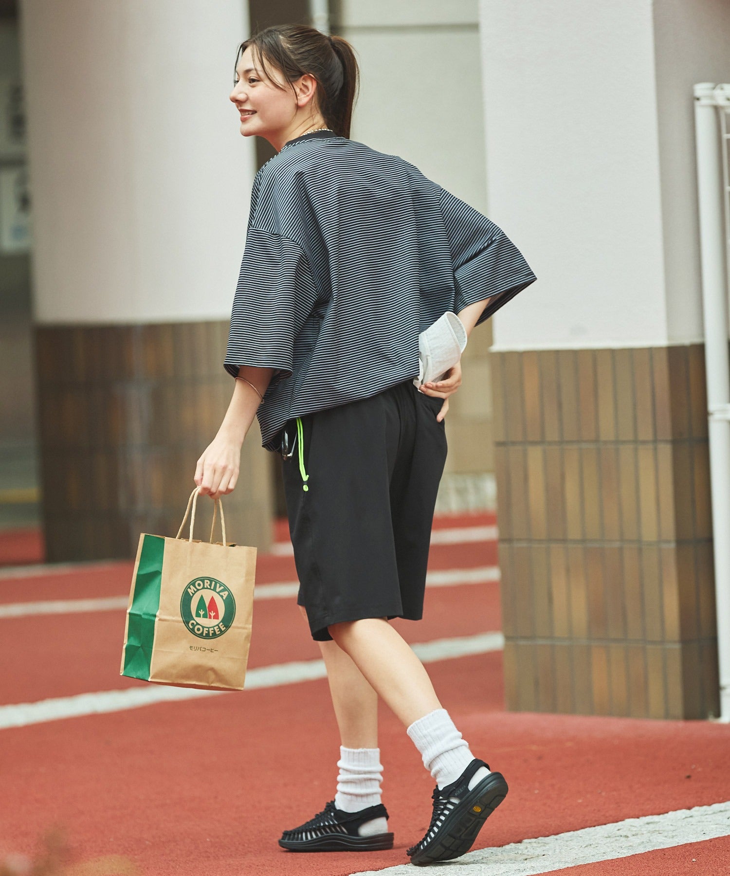 THE CRAFT CREW PRODUCTS / 高機能 涼感快乾 彈性 短褲(附調節式織帶)