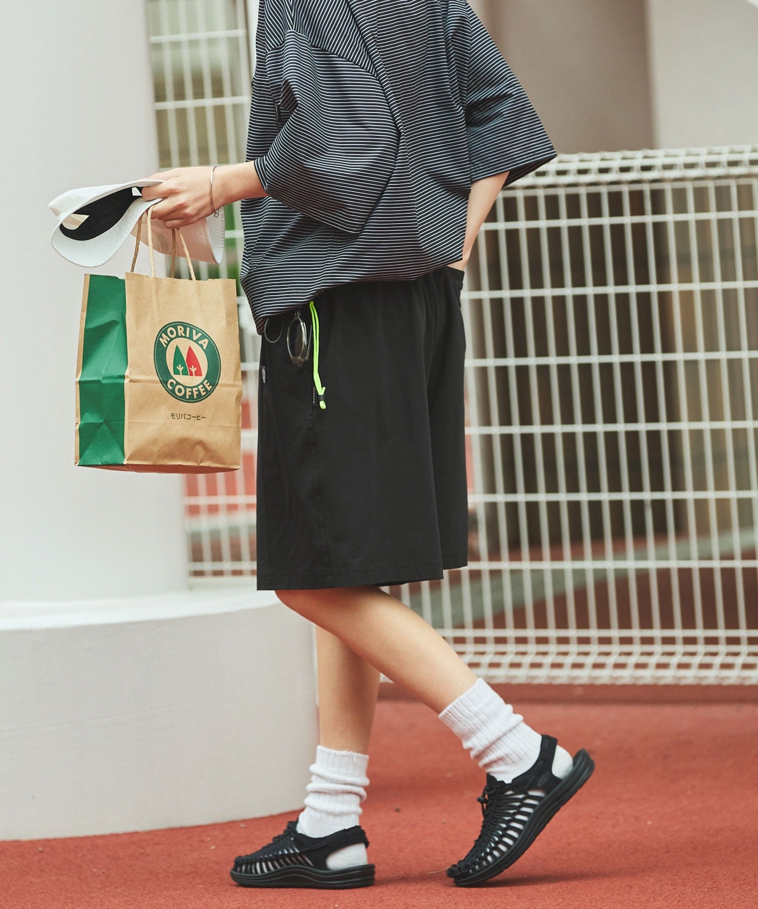 THE CRAFT CREW PRODUCTS / 高機能 涼感快乾 彈性 短褲(附調節式織帶)