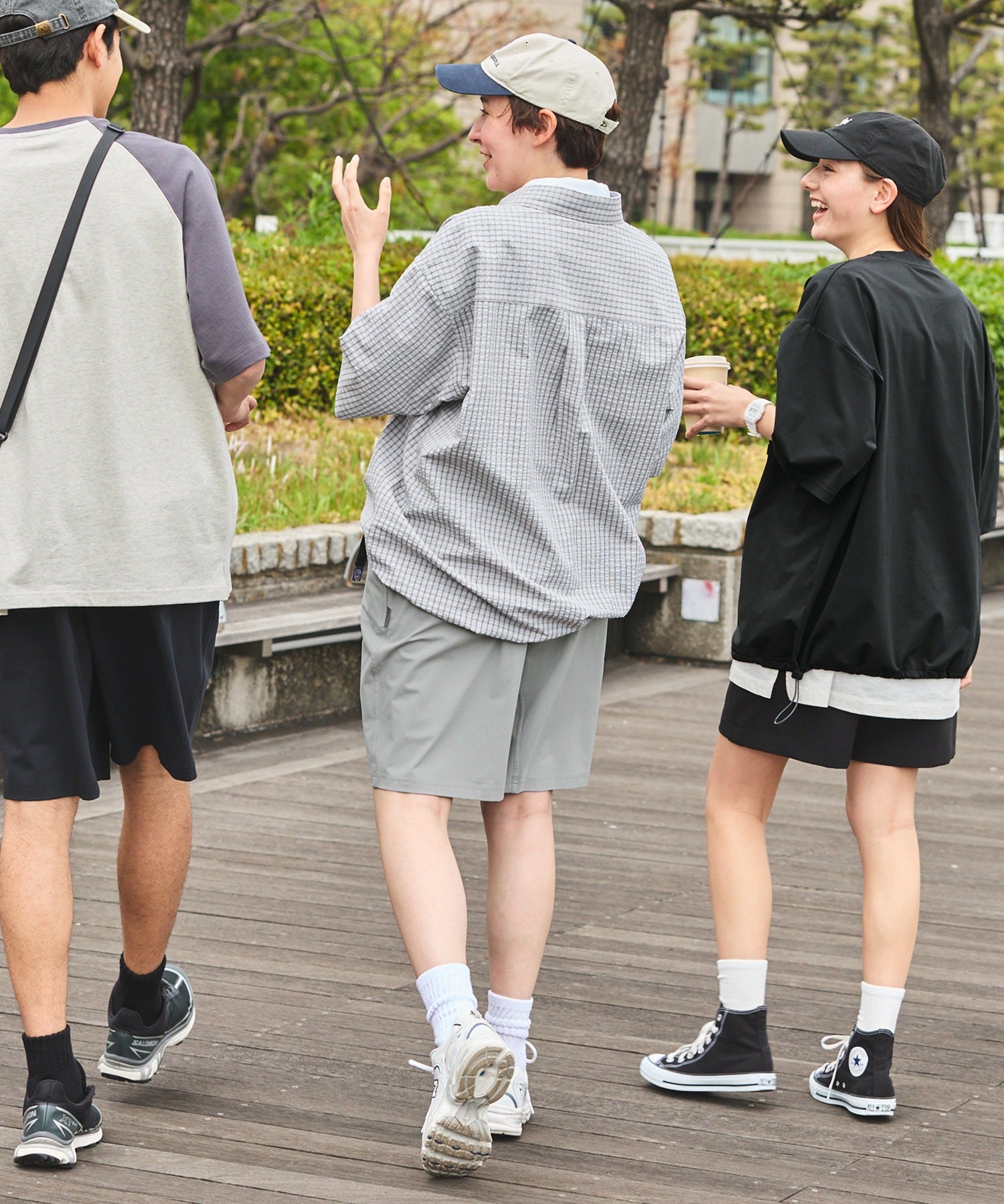 THE CRAFT CREW PRODUCTS / 高機能 涼感快乾 彈性 短褲(附調節式織帶)