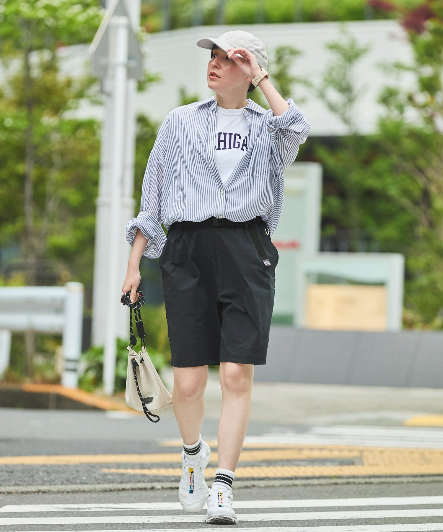 THE CRAFT CREW PRODUCTS / 高機能 涼感快乾 彈性 短褲(附調節式織帶)