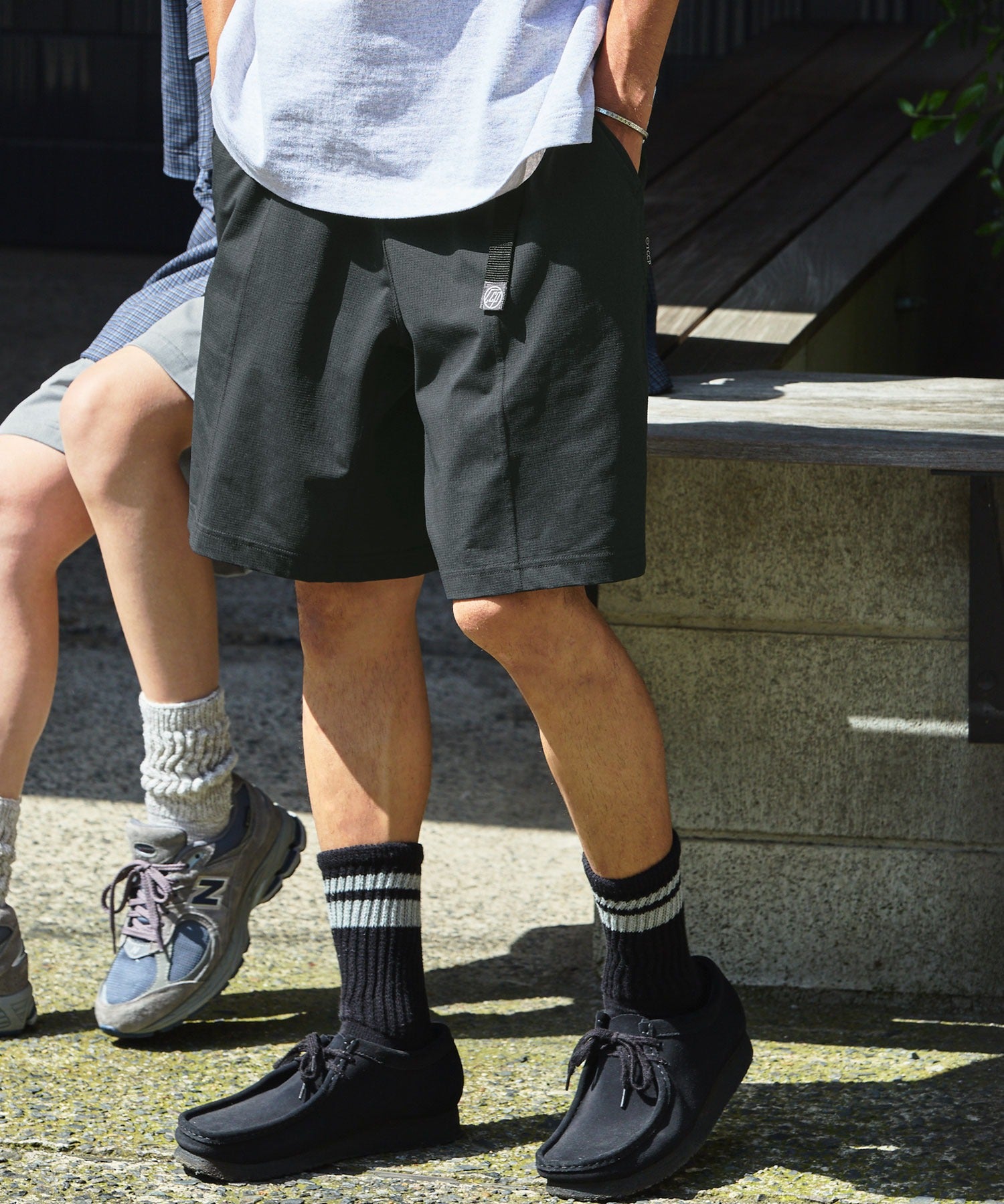 THE CRAFT CREW PRODUCTS / 高機能 涼感快乾 彈性 短褲(附調節式織帶)