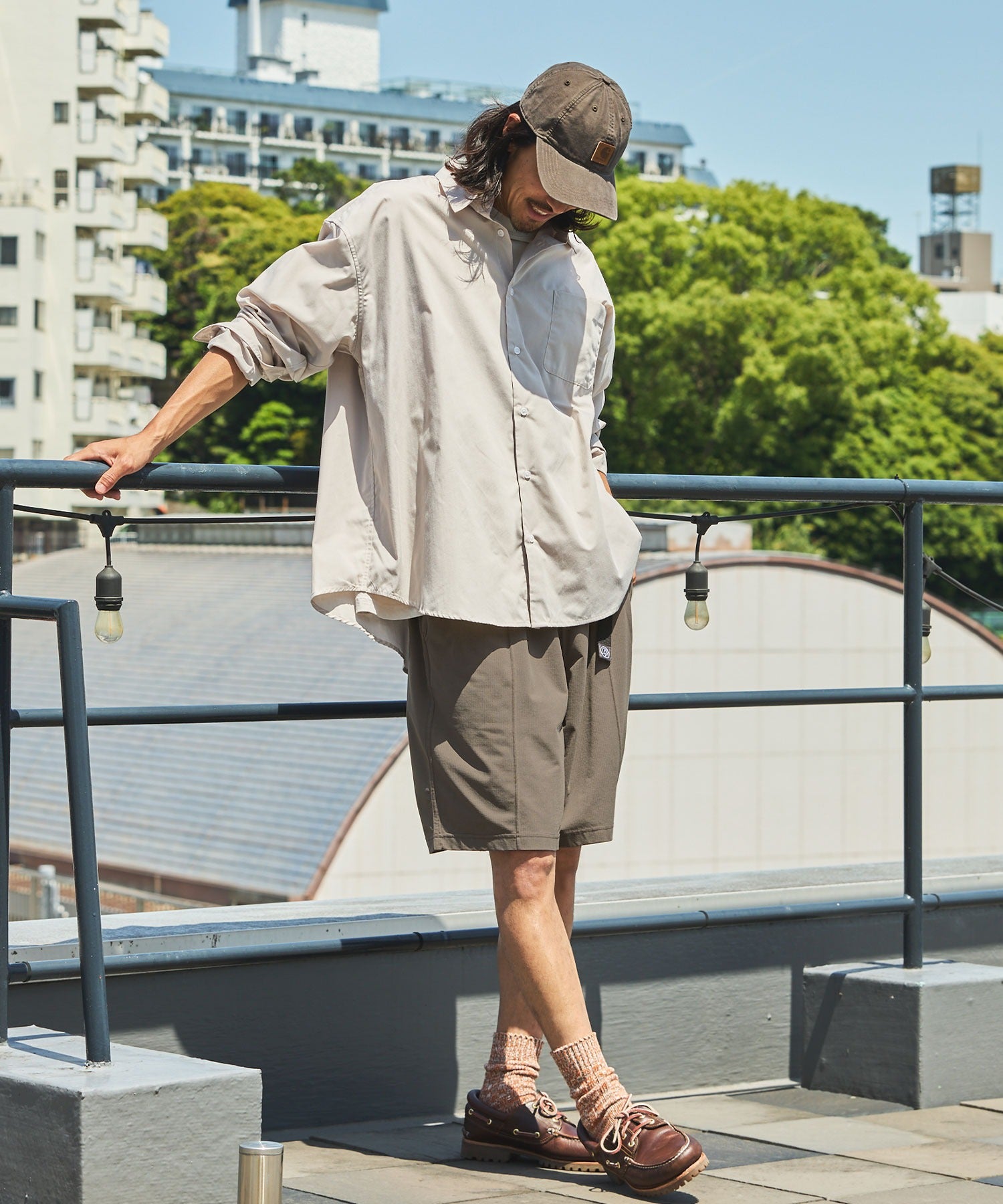 THE CRAFT CREW PRODUCTS / 高機能 涼感快乾 彈性 短褲(附調節式織帶)