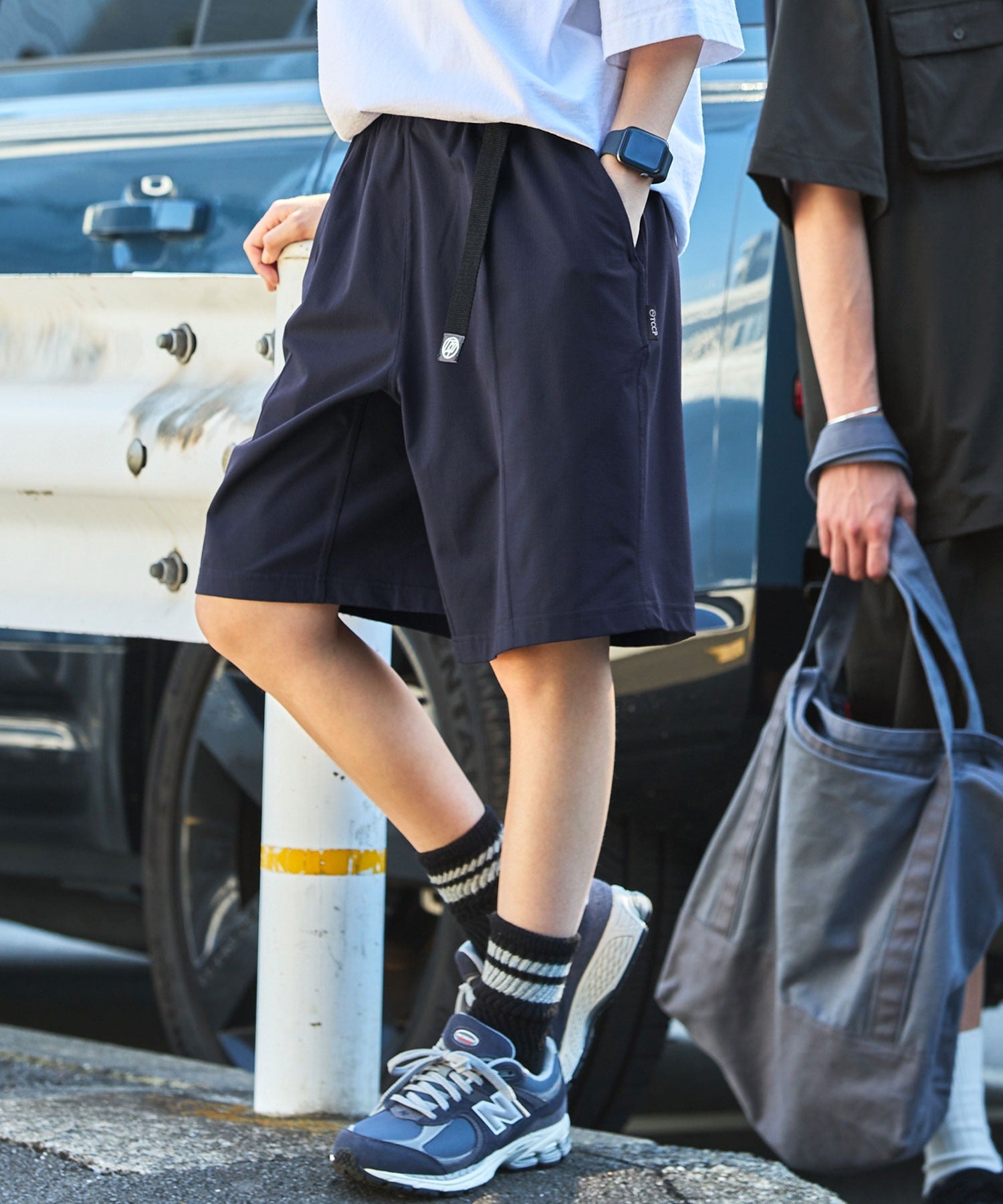 THE CRAFT CREW PRODUCTS / 高機能 涼感快乾 彈性 短褲(附調節式織帶)