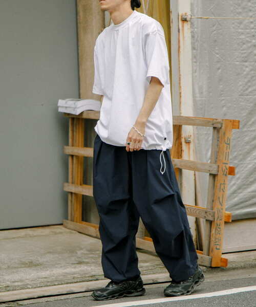DAIWA PIER39 TECH DRAWSTRING S/S TEE / 下擺抽繩 機能 厚磅 短袖T恤