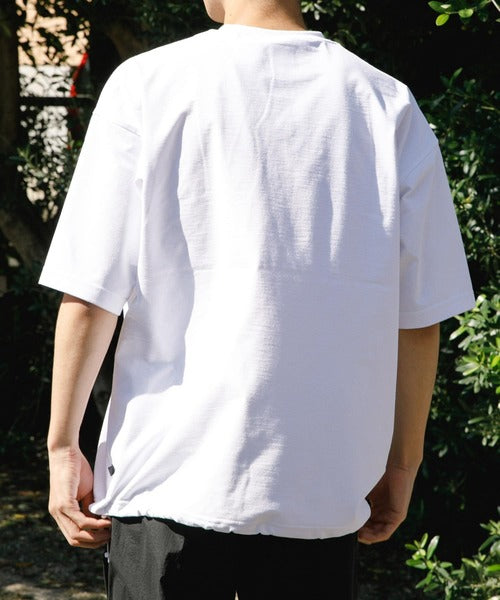 DAIWA PIER39 TECH DRAWSTRING S/S TEE / 下擺抽繩 機能 厚磅 短袖T恤