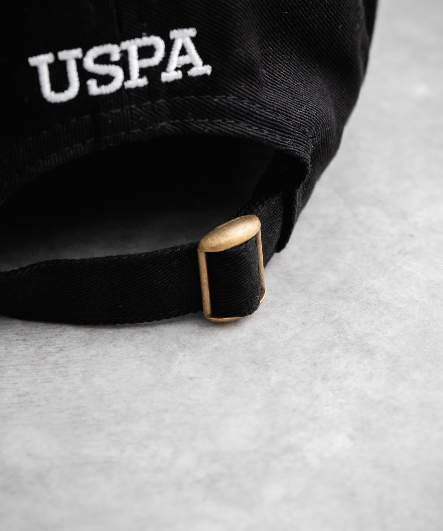 U.S. POLO ASSN. / 刺繡標誌純棉斜紋棒球帽