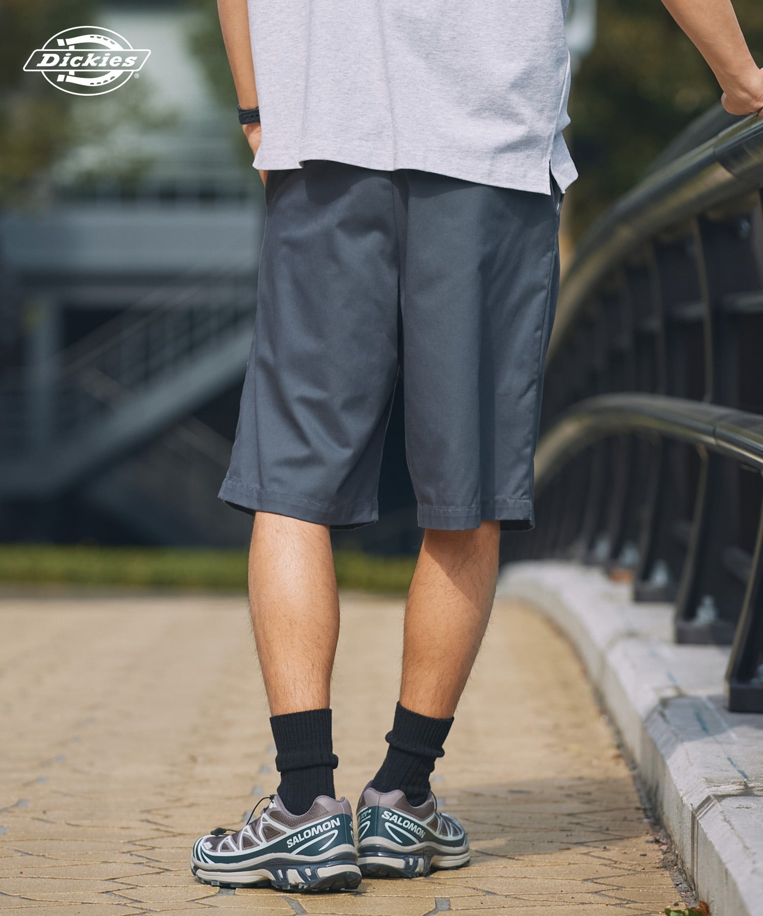 DICKIES / 別注 TC 斜紋雙摺寬版短褲